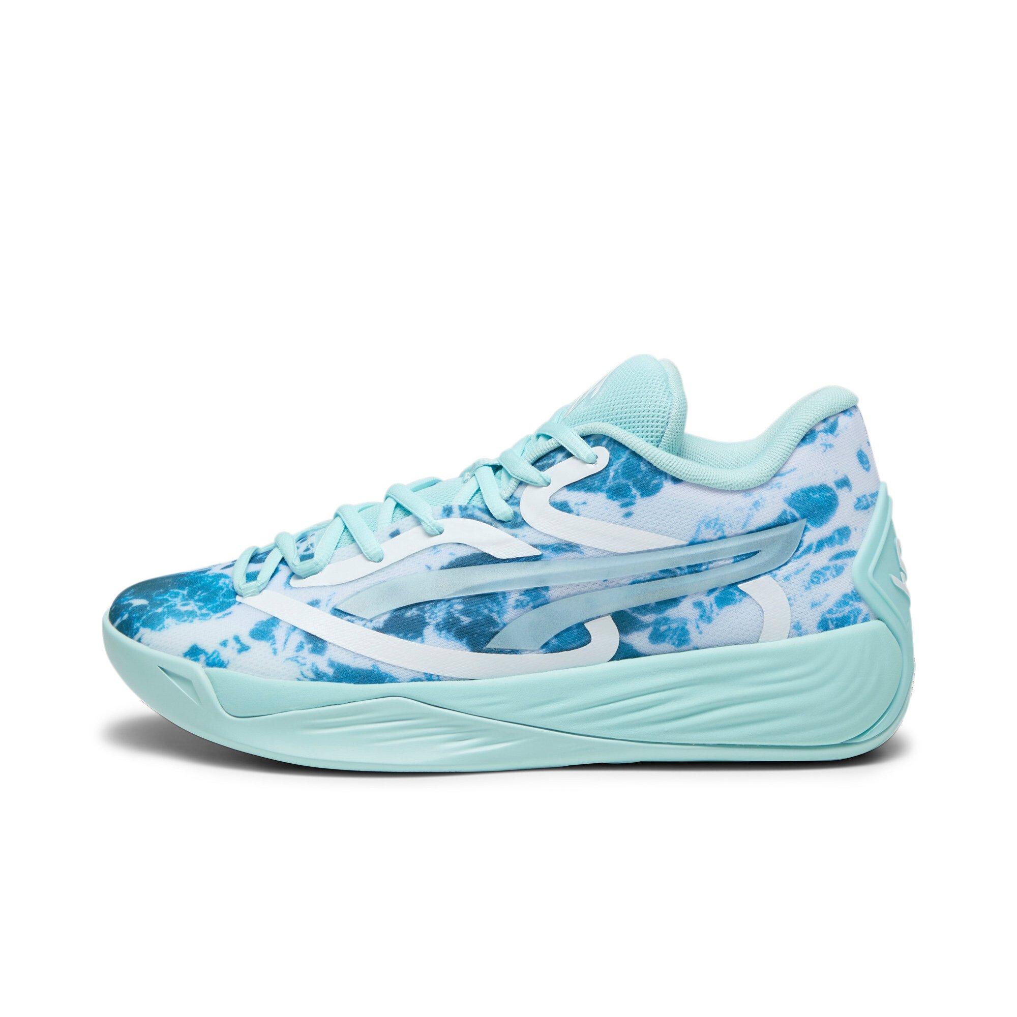 PUMA Stewie 2 "Water" Women's Basketball Shoe - AQUA/WHITE Thumbnail View 3