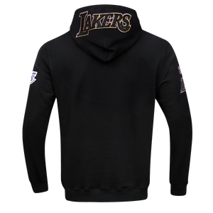 Pro Standard Men's Los Angeles Lakers Classic Chenille DK Full-Zip Pullover Jacket -Black