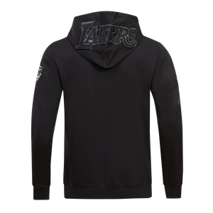 Pro Standard Men's Los Angeles Lakers Triple Black Zipper Jacket