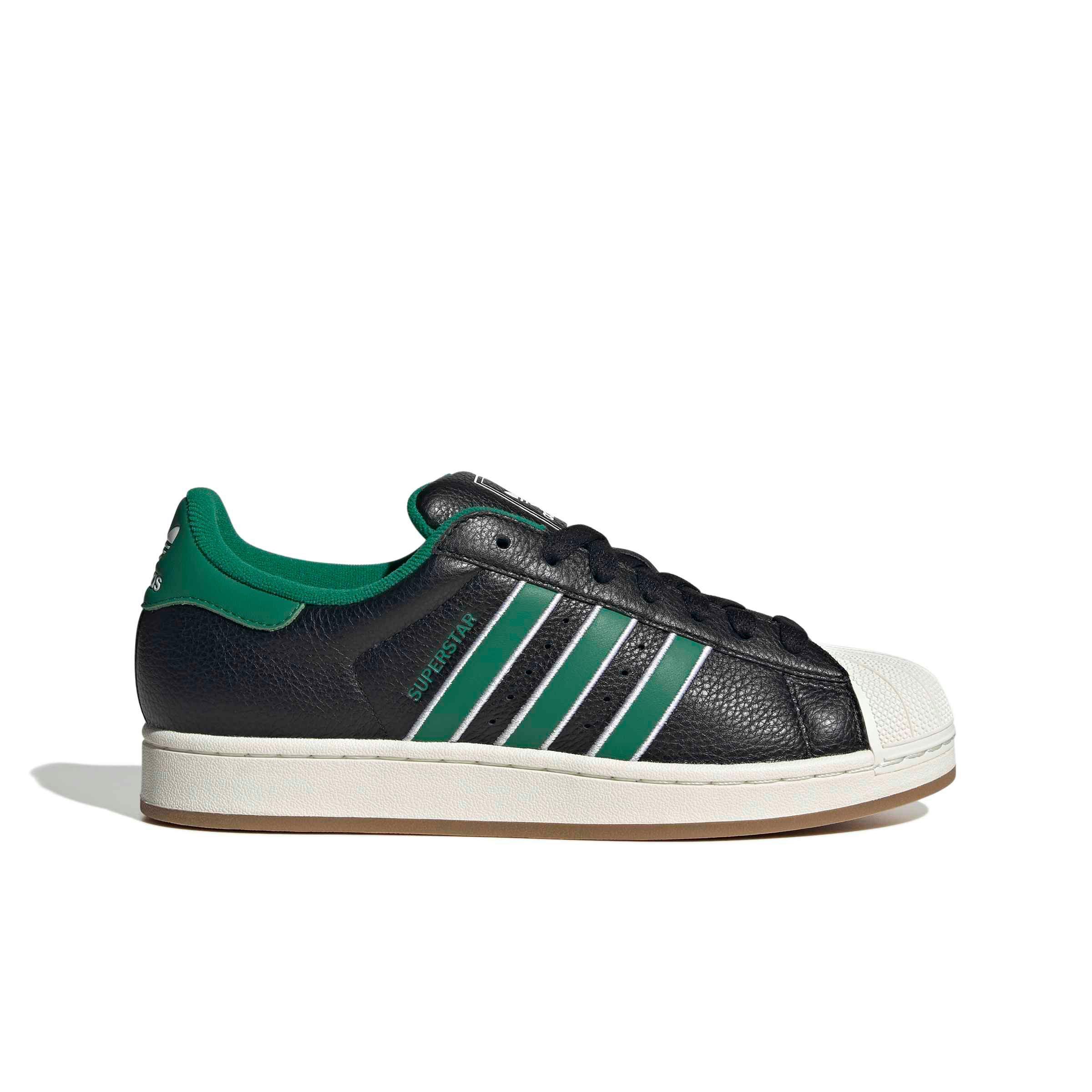 adidas Originals Superstar II "Core Black/Bold Green/Ftwr White" Men's Shoe - BLACK/GREEN/WHITE Thumbnail View 1