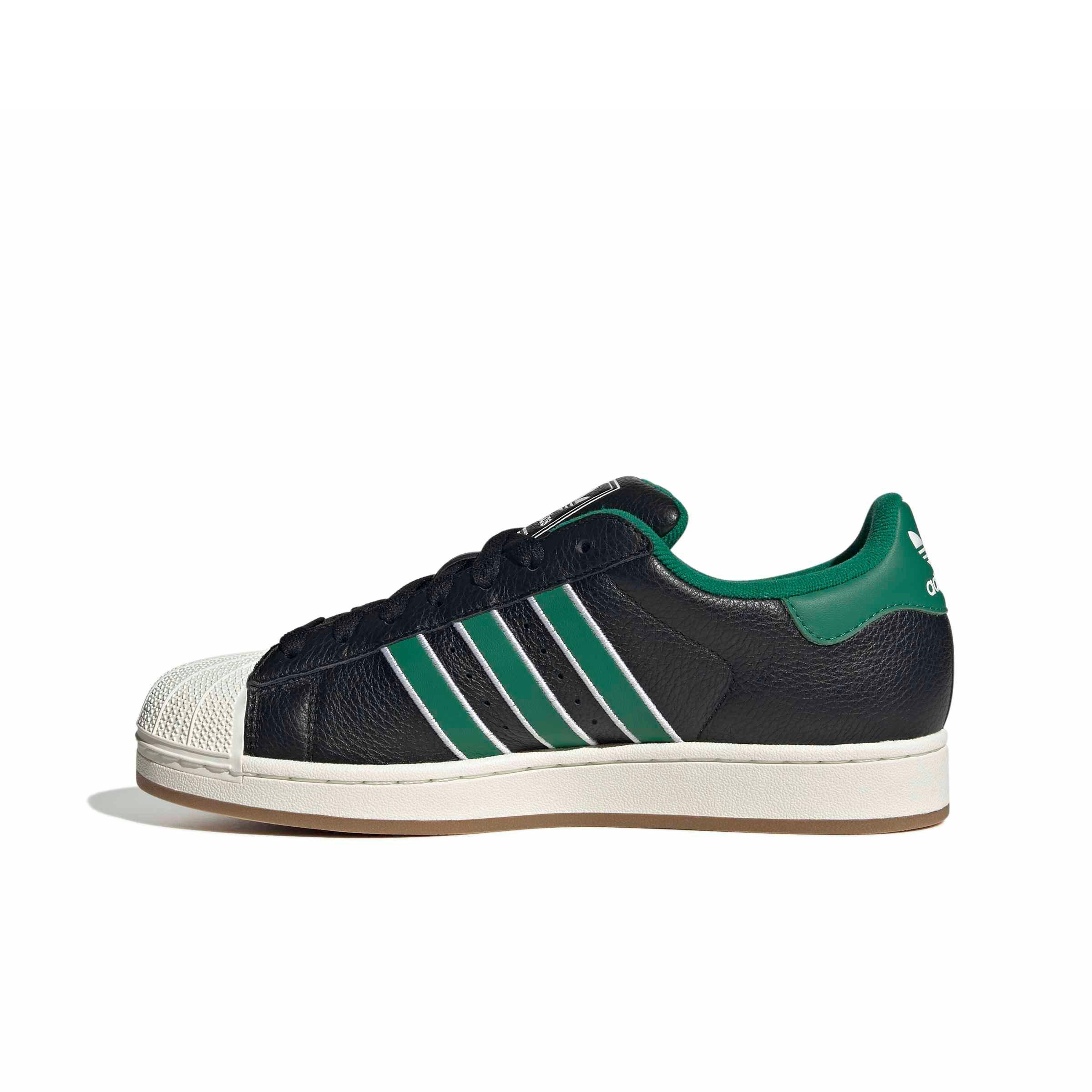 adidas Originals Superstar II "Core Black/Bold Green/Ftwr White" Men's Shoe - BLACK/GREEN/WHITE Thumbnail View 2