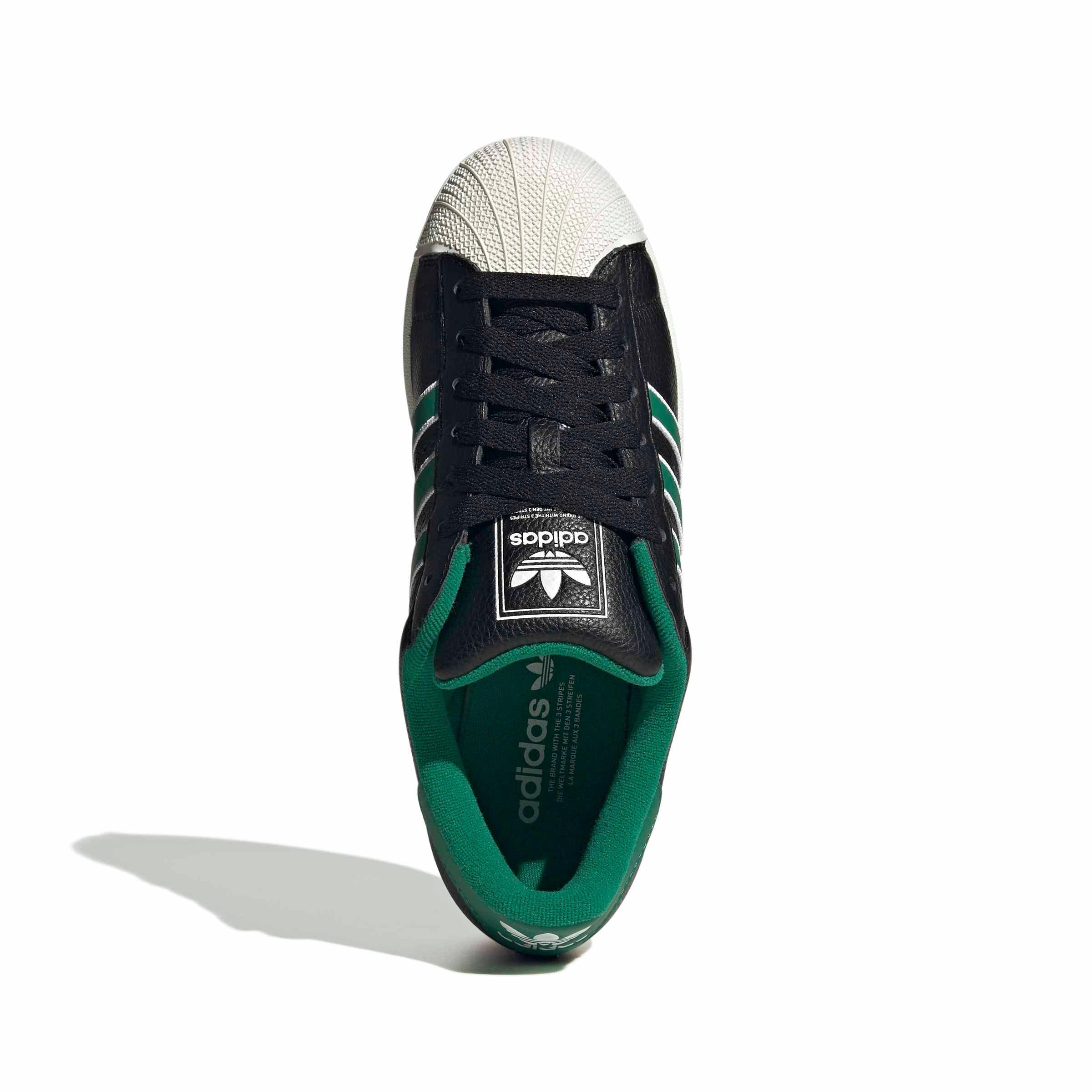 adidas Originals Superstar II "Core Black/Bold Green/Ftwr White" Men's Shoe - BLACK/GREEN/WHITE Thumbnail View 5
