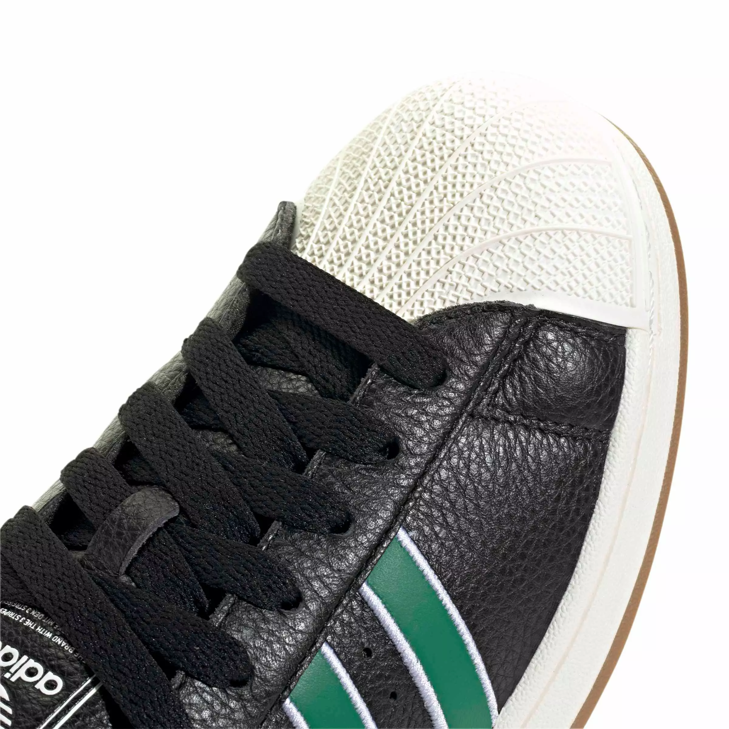 adidas Originals Superstar II "Core Black/Bold Green/Ftwr White" Men's Shoe - BLACK/GREEN/WHITE