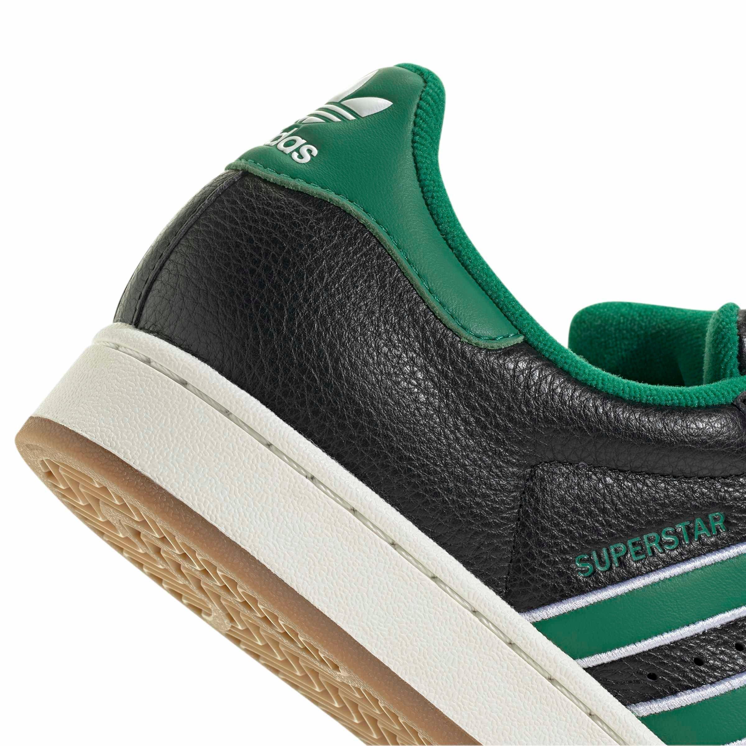 adidas Originals Superstar II "Core Black/Bold Green/Ftwr White" Men's Shoe - BLACK/GREEN/WHITE Thumbnail View 8