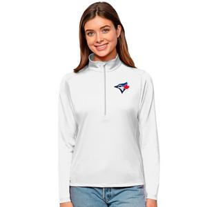 Antigua Women's Toronto Blue Jays Tribute Quarter-Zip Pullover Jacket