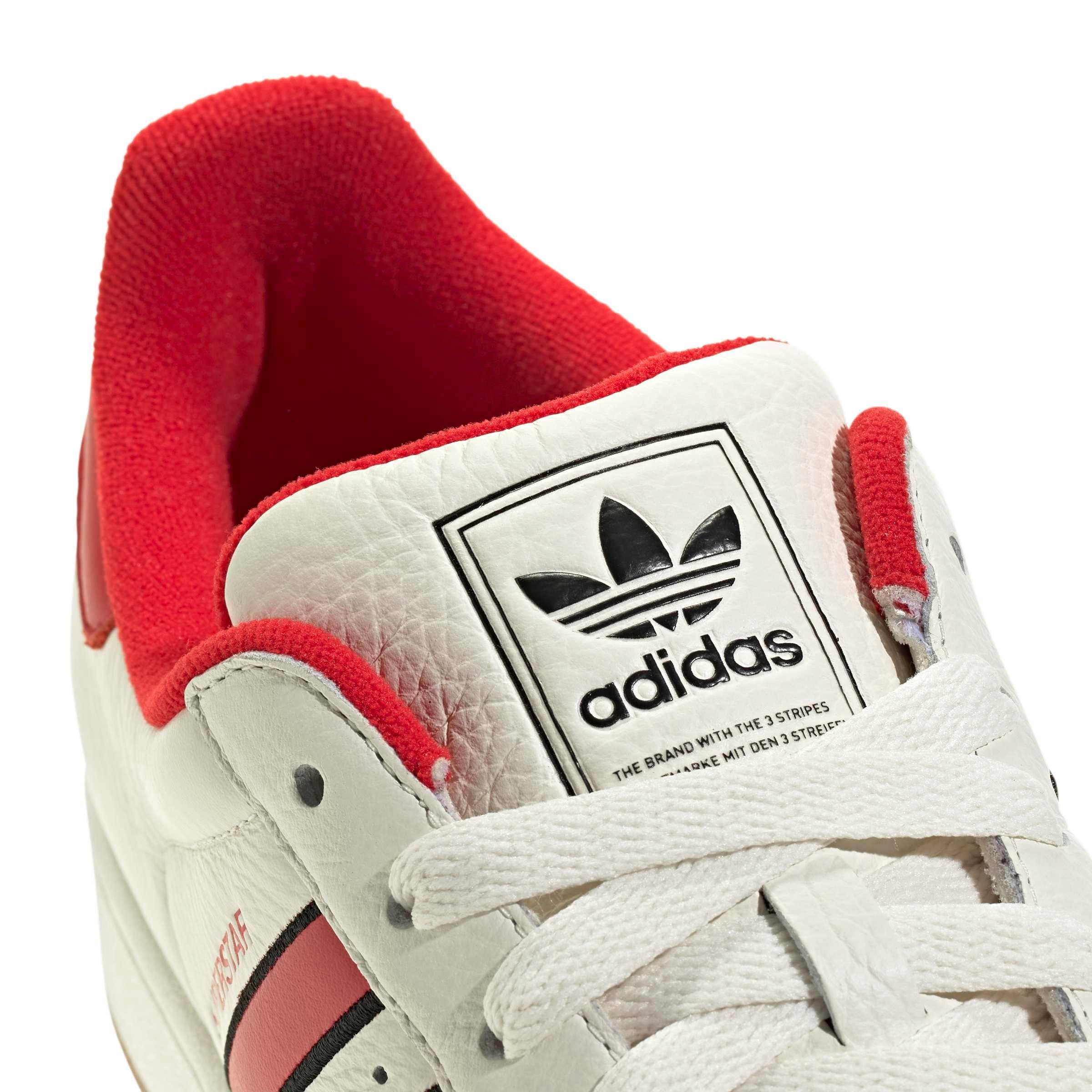 adidas Originals Superstar II "Off White/Better Scarlet/Core Black" Men's Shoe - OFF WHITE/SCARLET/BLACK Thumbnail View 7