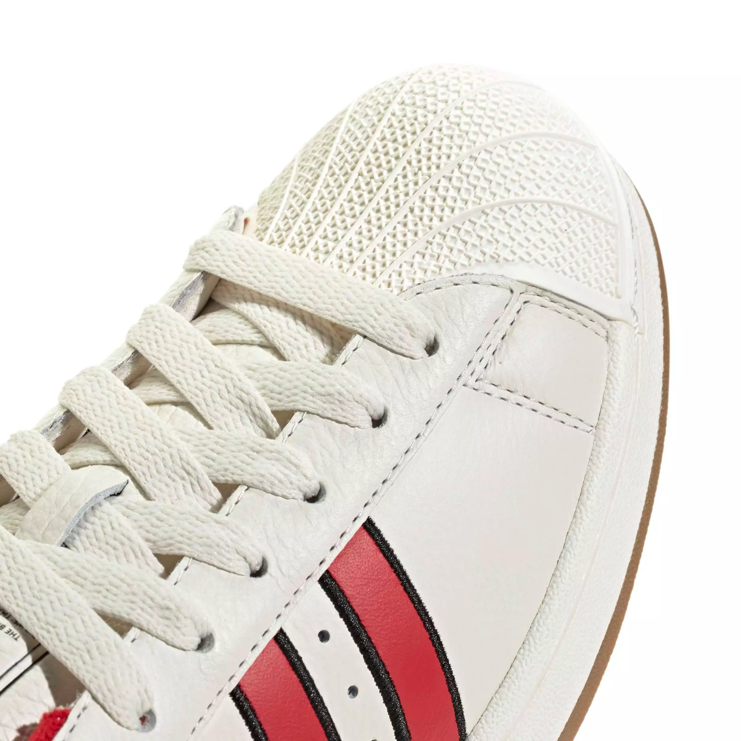 adidas Originals Superstar II "Off White/Better Scarlet/Core Black" Men's Shoe - OFF WHITE/SCARLET/BLACK