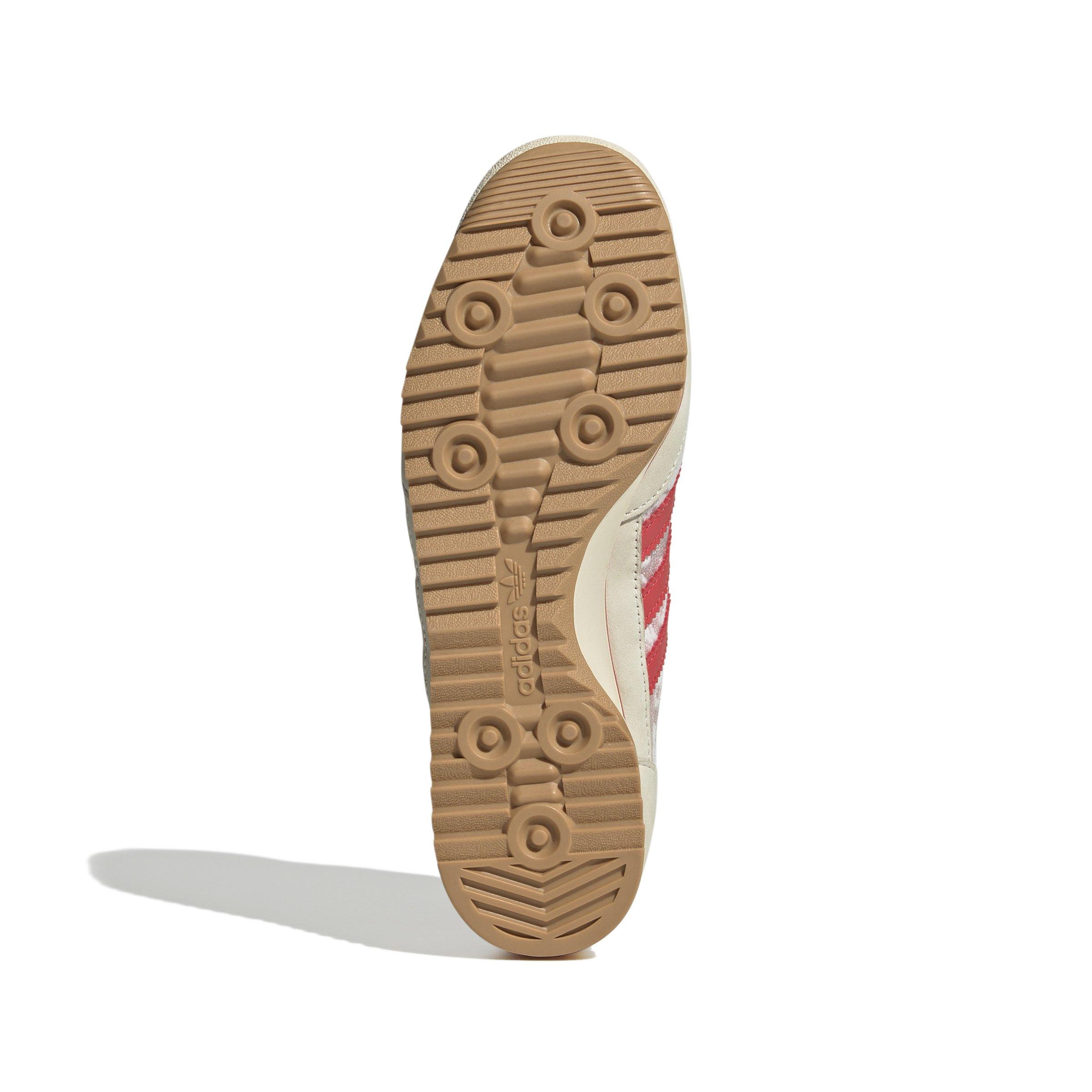 adidas Originals SL 72 OG X Liberty London "Ftwr White/Cream White/Better Scarlet" Women's Shoe - WHITE/WHITE/SCARLET Thumbnail View 6