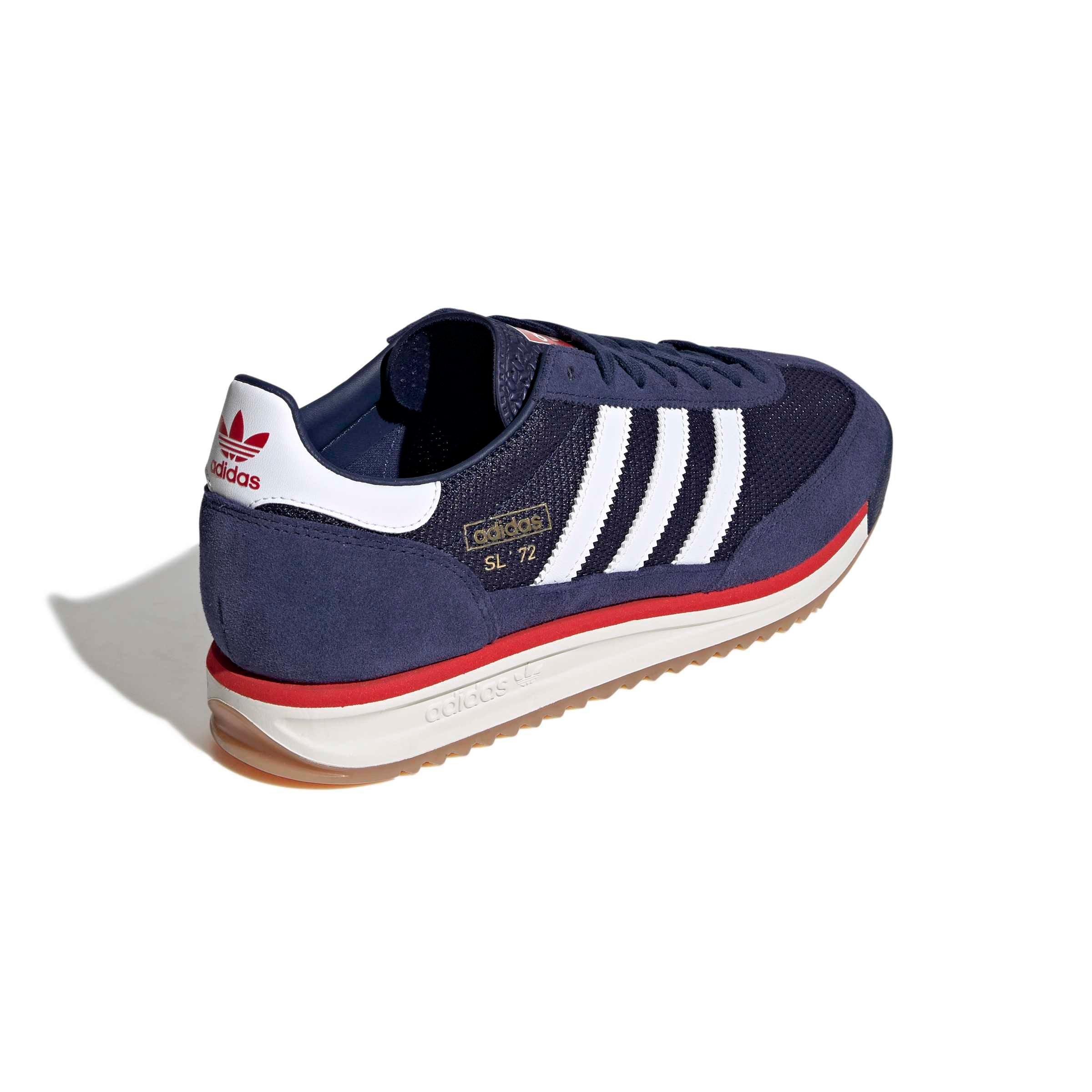 adidas Originals SL 72 RS "Dark Blue/Ftwr White/Red" Men's Shoe - DK BLUE/WHITE/RED Thumbnail View 4