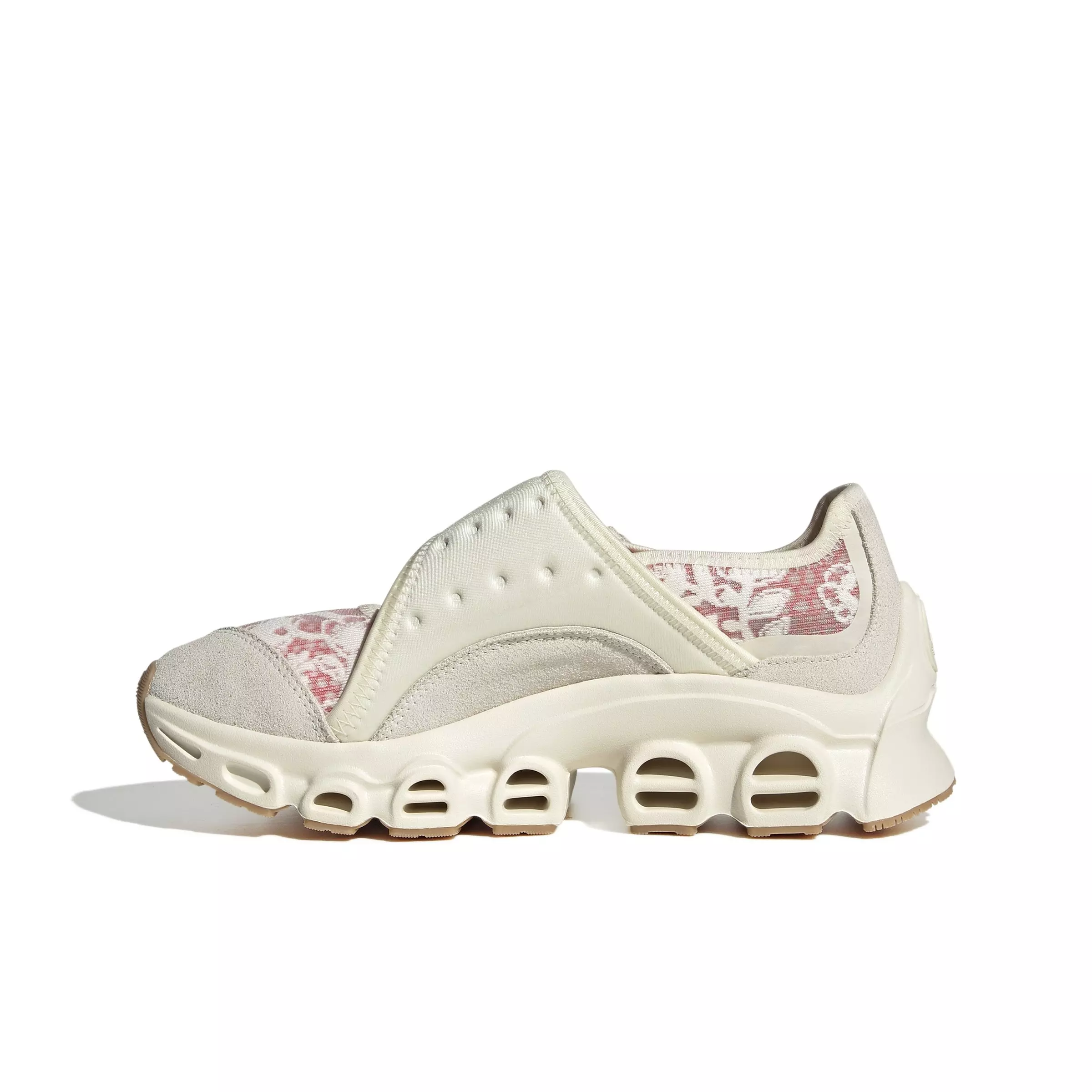 adidas Originals Adifom Megajane X Liberty London "White/Cream White/Semi Lucid Red" Women's Shoe - WHITE/WHITE/RED