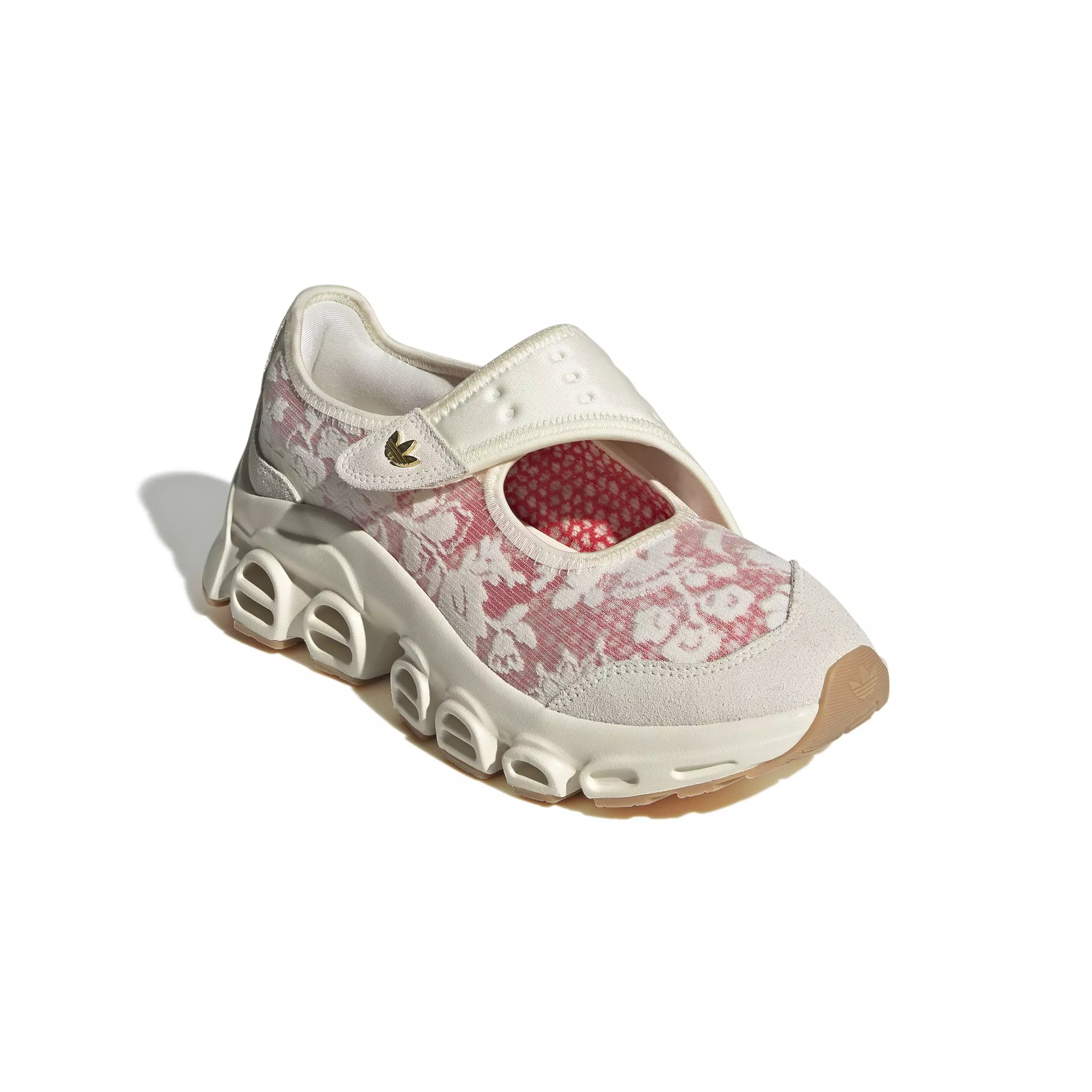 adidas Originals Adifom Megajane X Liberty London "White/Cream White/Semi Lucid Red" Women's Shoe - WHITE/WHITE/RED