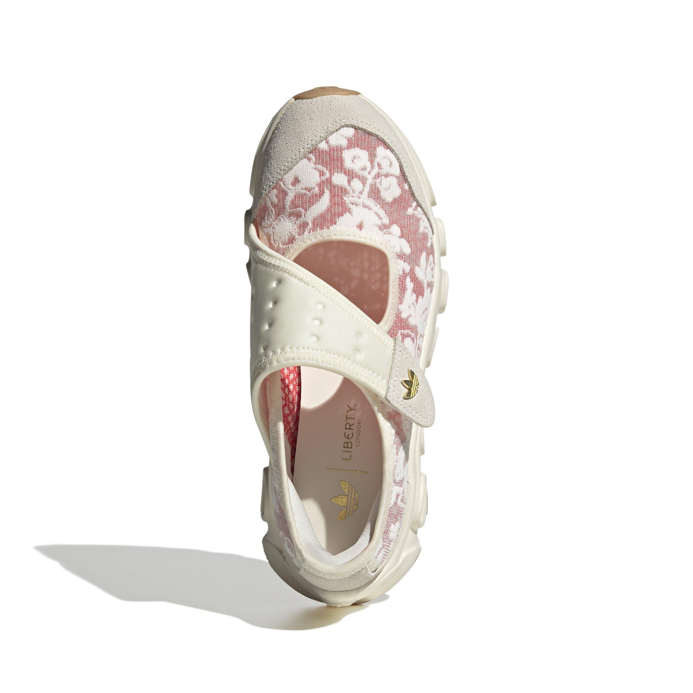adidas Originals Adifom Megajane X Liberty London "White/Cream White/Semi Lucid Red" Women's Shoe - WHITE/WHITE/RED Thumbnail View 5