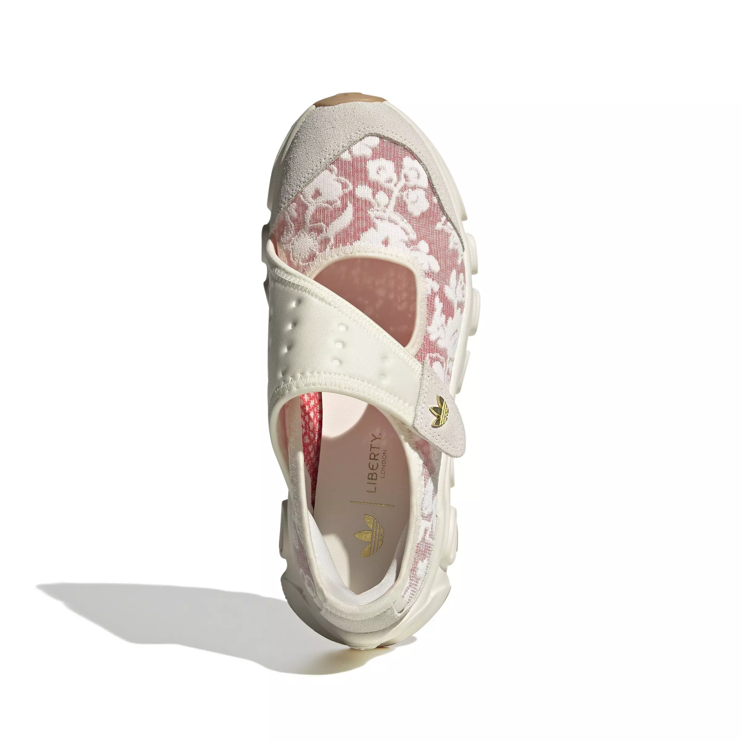 adidas Originals Adifom Megajane X Liberty London "White/Cream White/Semi Lucid Red" Women's Shoe - WHITE/WHITE/RED