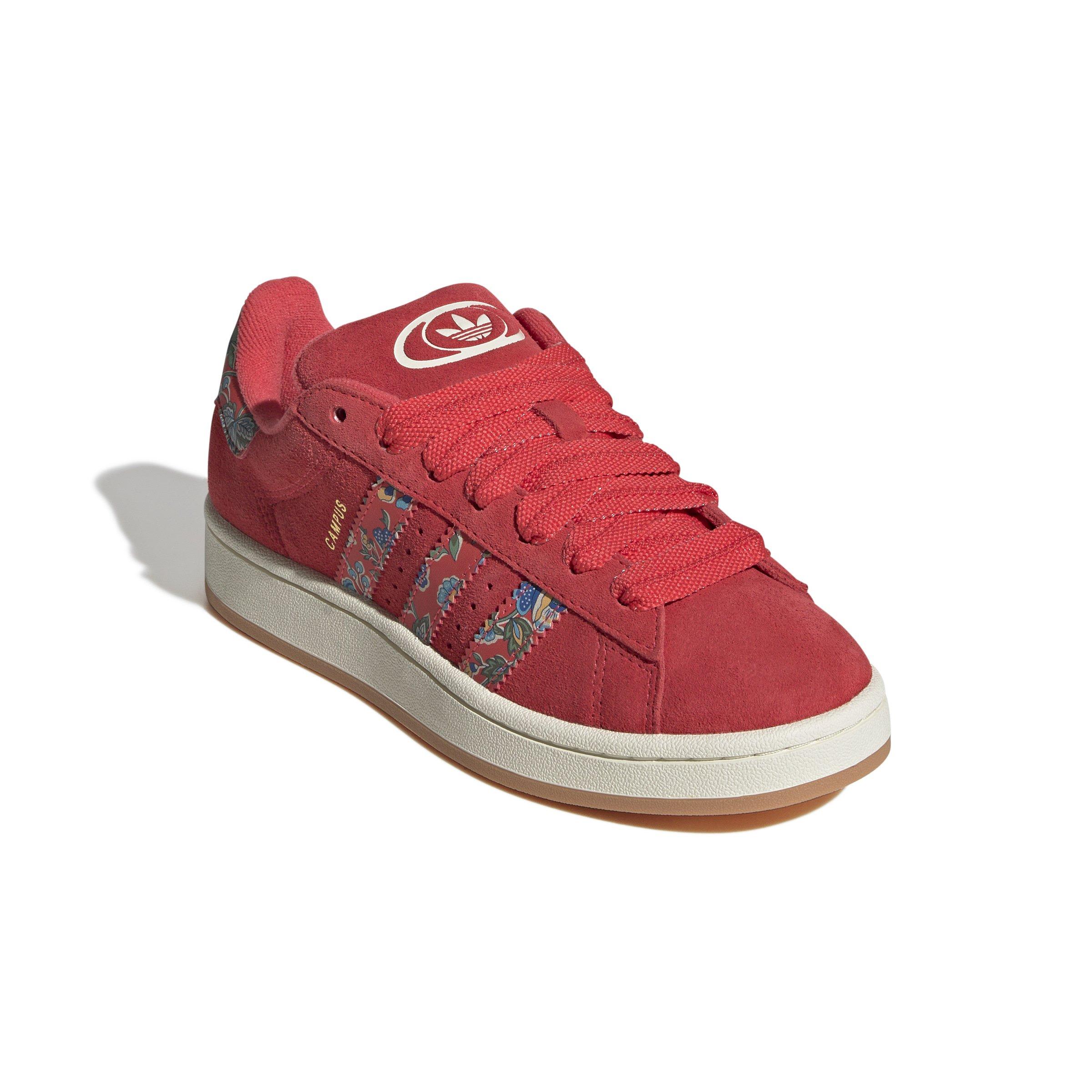 adidas Originals Campus 00s X Liberty London "Semi Lucid Red/Cream White/Gold" Women's Shoe - RED/WHITE/GOLD Thumbnail View 3