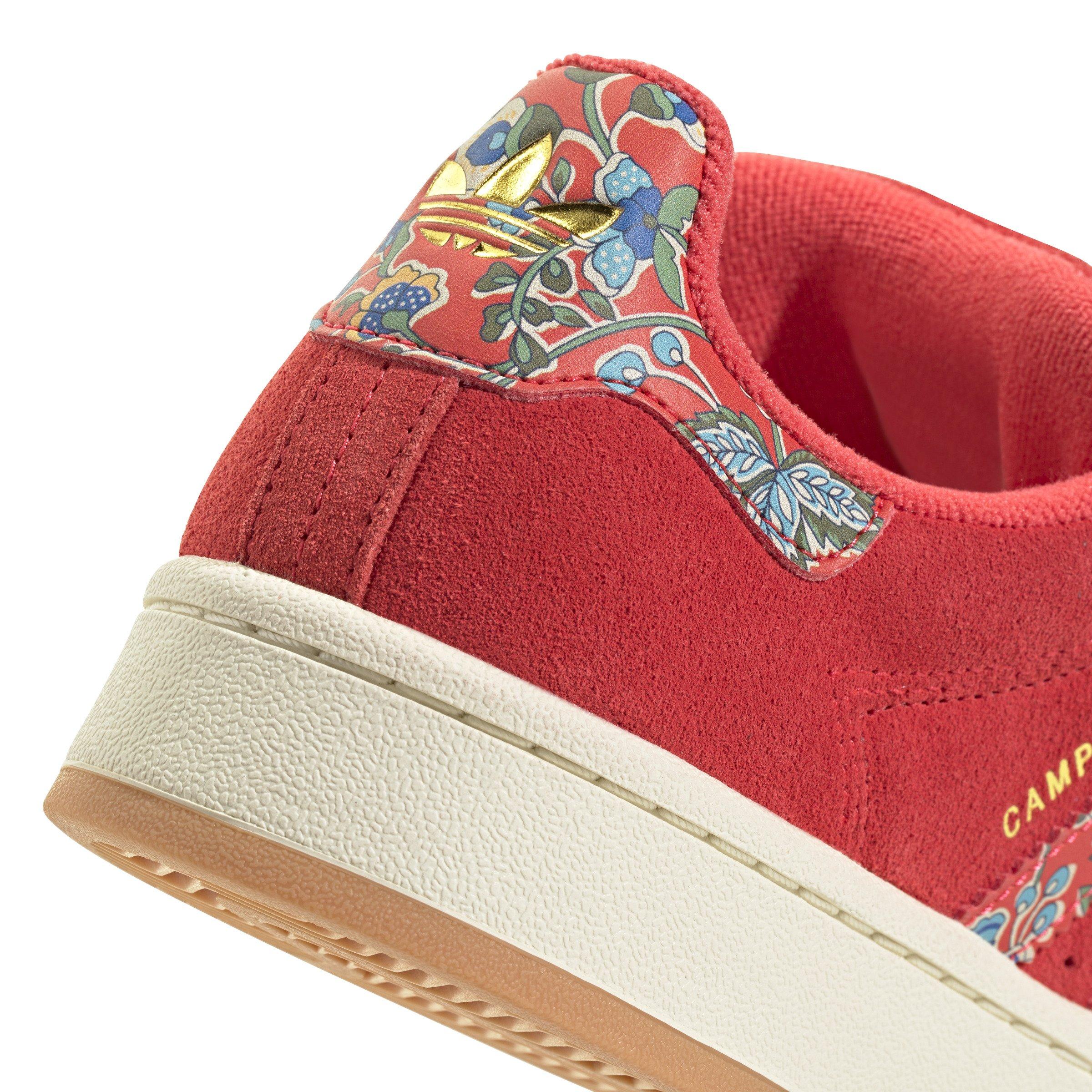 adidas Originals Campus 00s X Liberty London "Semi Lucid Red/Cream White/Gold" Women's Shoe - RED/WHITE/GOLD Thumbnail View 7