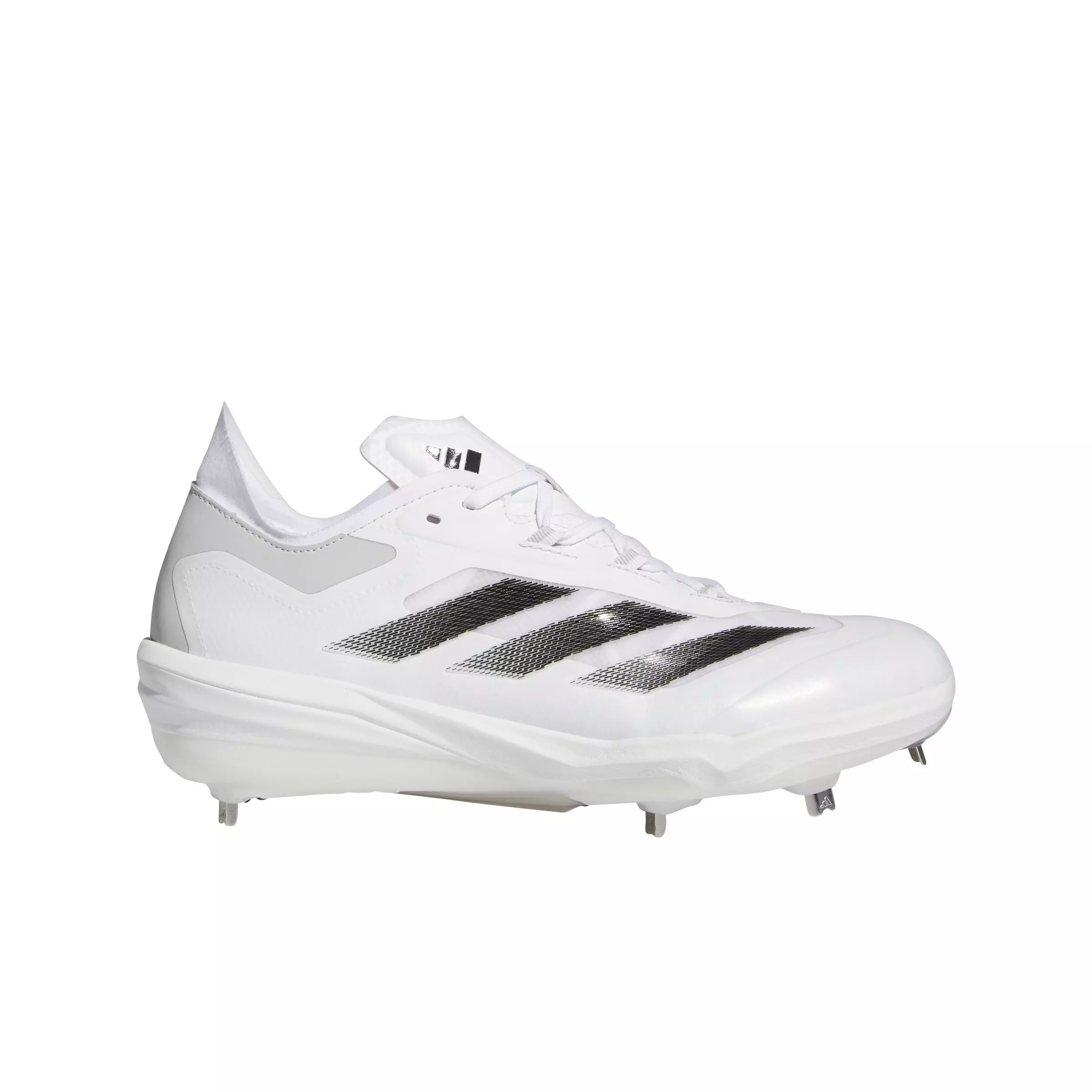 adidas Adizero Impact "Ftwr White/Core Black/Team Light Grey" Men's Baseball Cleat - WHITE/BLACK/LT GREY