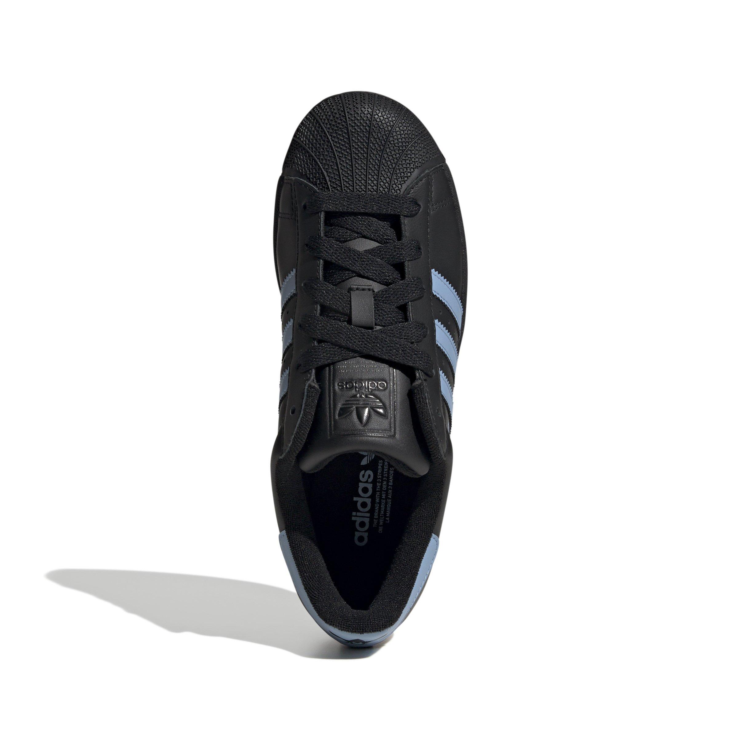 adidas Originals Superstar II "Core Black/Ash Blue/Core Black" Women's Shoe - BLACK/BLUE/BLACK Thumbnail View 5