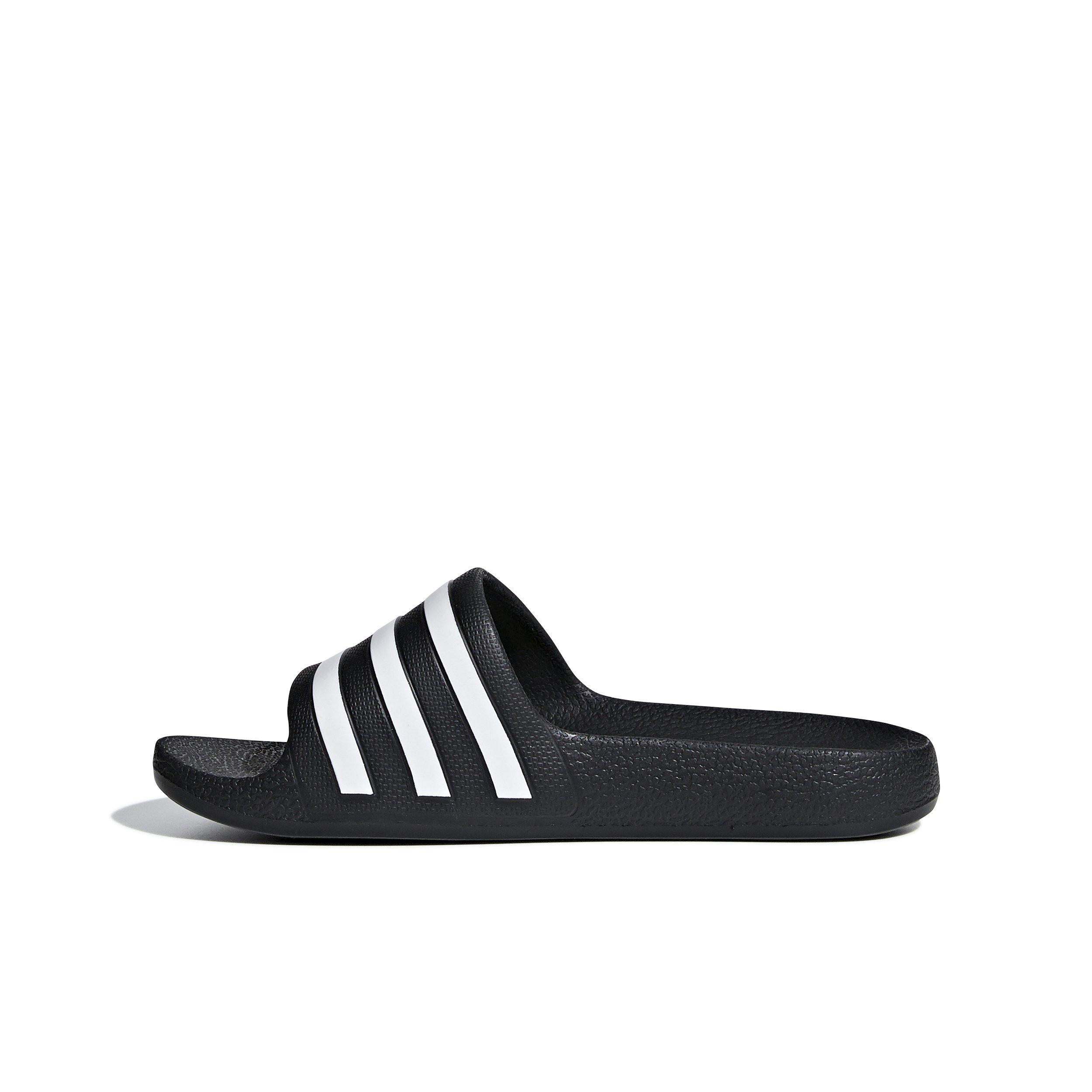 adidas Adilette Aqua Preschool Boys' "Core Black/Ftwr White/Core Black" Slide