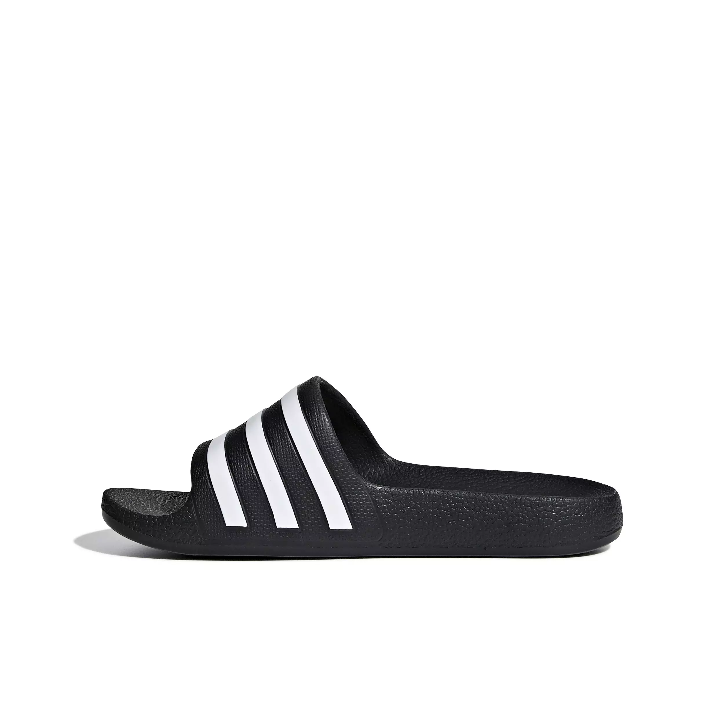 adidas Adilette Aqua "Core Black/Ftwr White/Core Black" Preschool Boys' Slide - BLACK