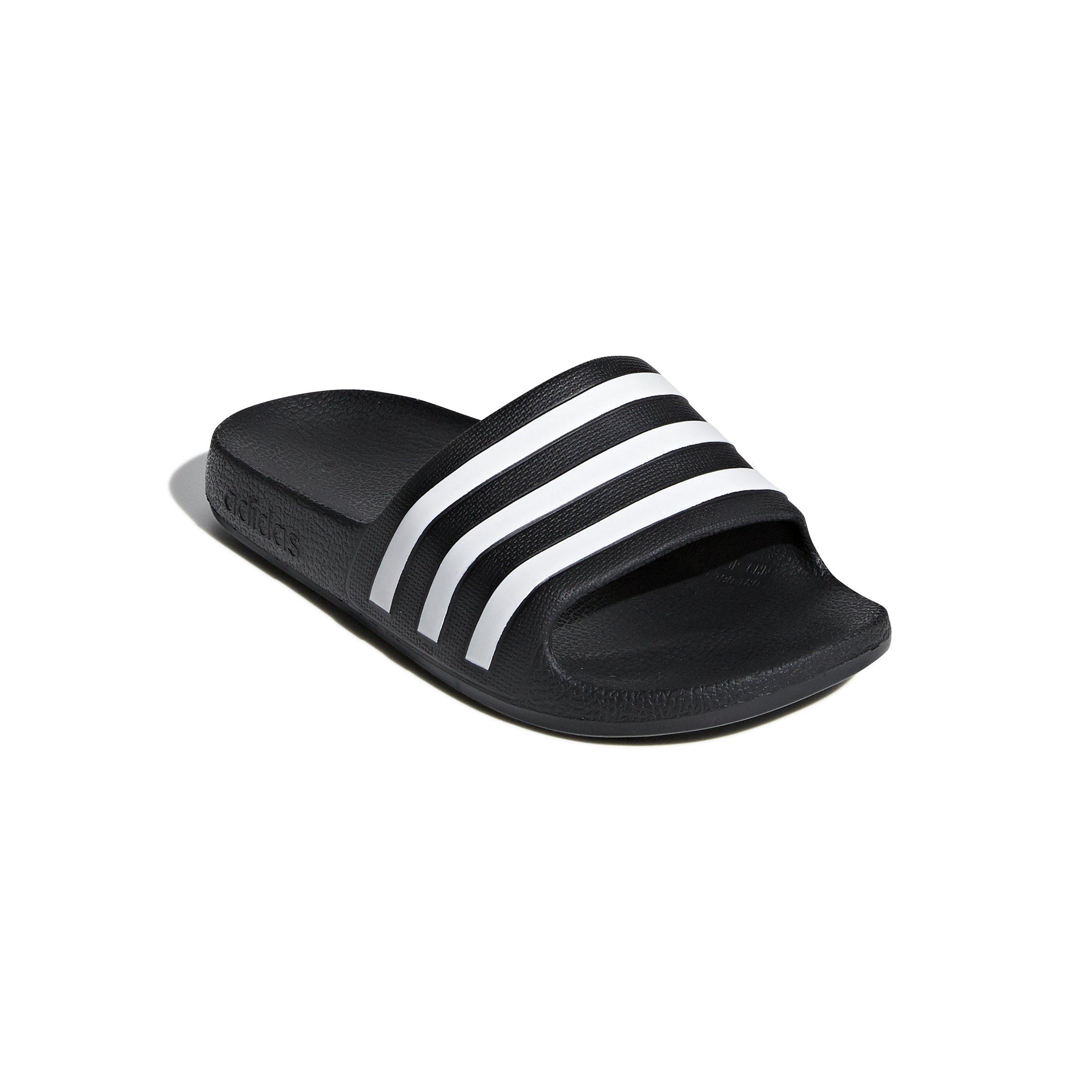adidas Adilette Aqua Preschool Boys' "Core Black/Ftwr White/Core Black" Slide