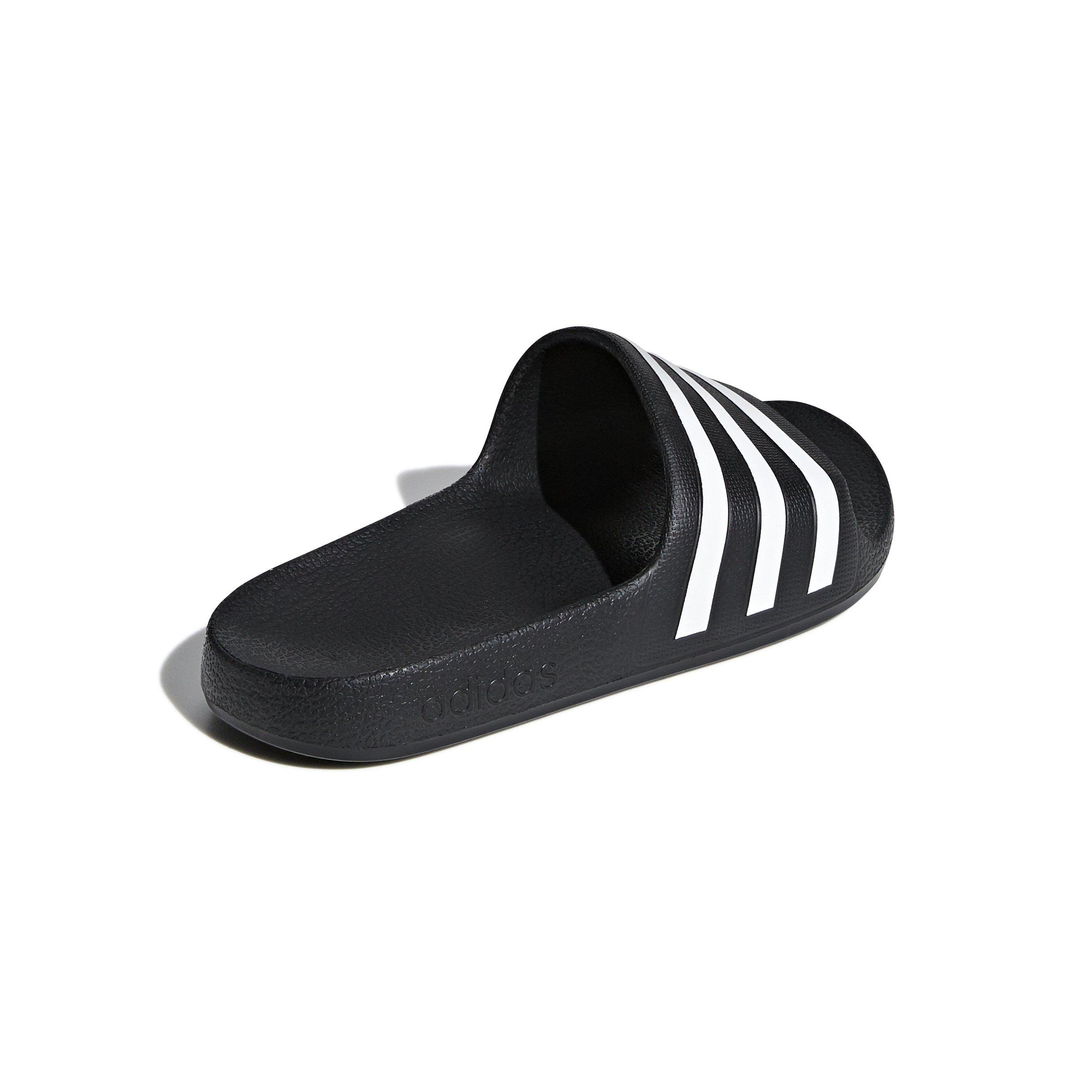 adidas Adilette Aqua Preschool Boys' "Core Black/Ftwr White/Core Black" Slide