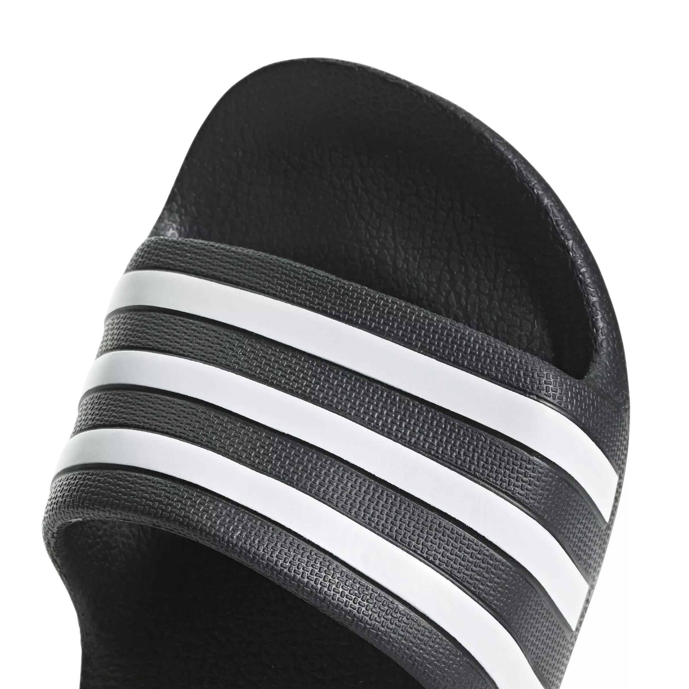 adidas Adilette Aqua "Core Black/Ftwr White/Core Black" Preschool Boys' Slide - BLACK