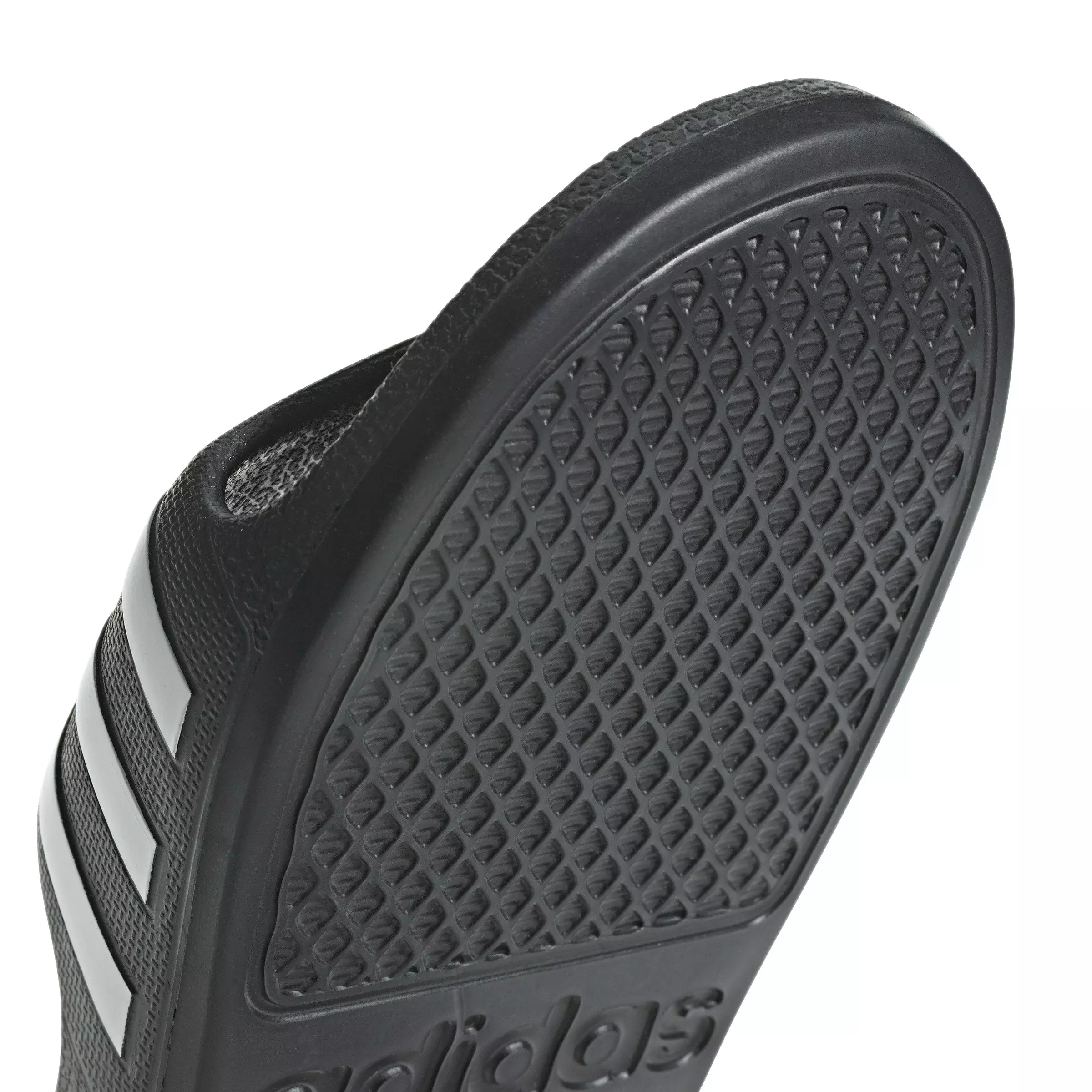 adidas Adilette Aqua "Core Black/Ftwr White/Core Black" Preschool Boys' Slide - BLACK