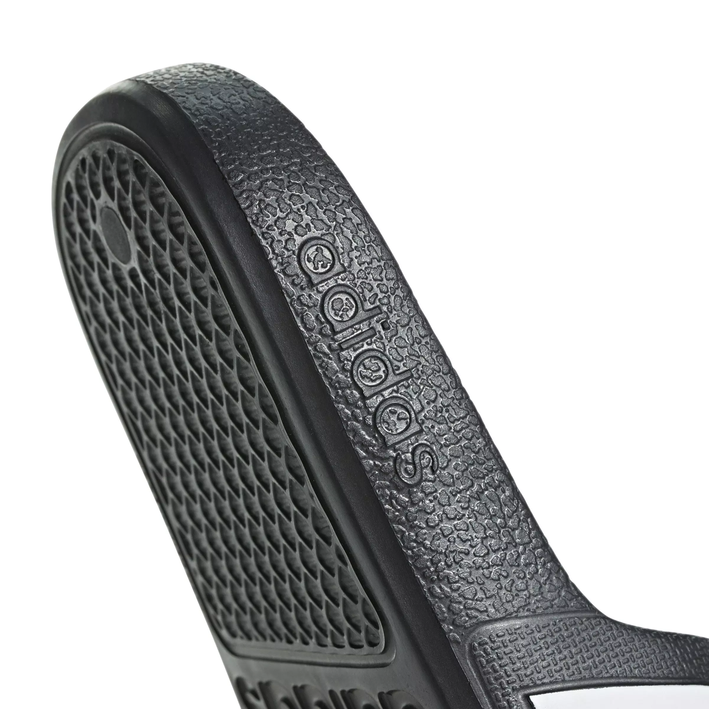 adidas Adilette Aqua "Core Black/Ftwr White/Core Black" Preschool Boys' Slide - BLACK