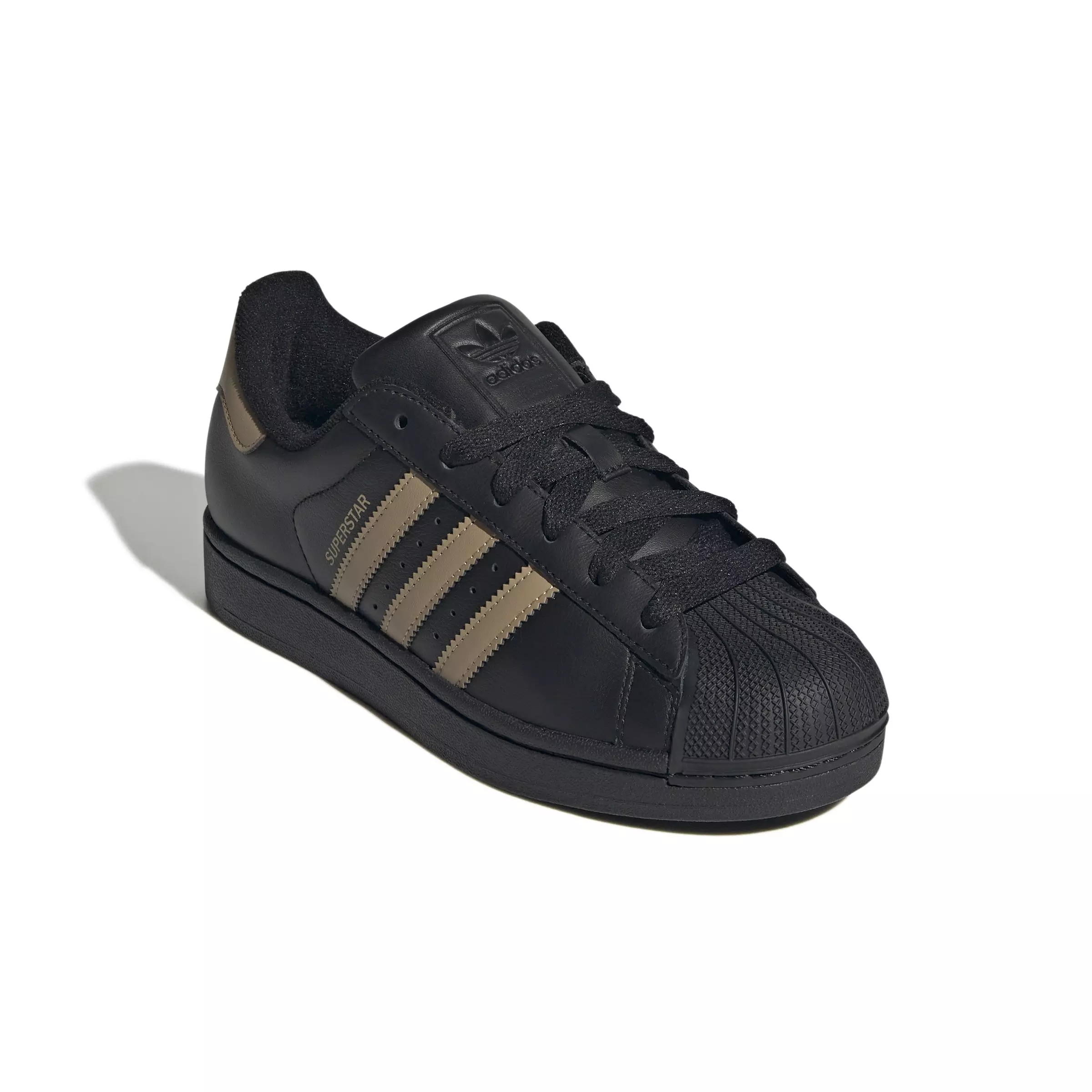 adidas Originals Superstar II "Core Black/Cardboard/Core Black" Women's Shoe - BLACK/CARDBOARD/BLACK