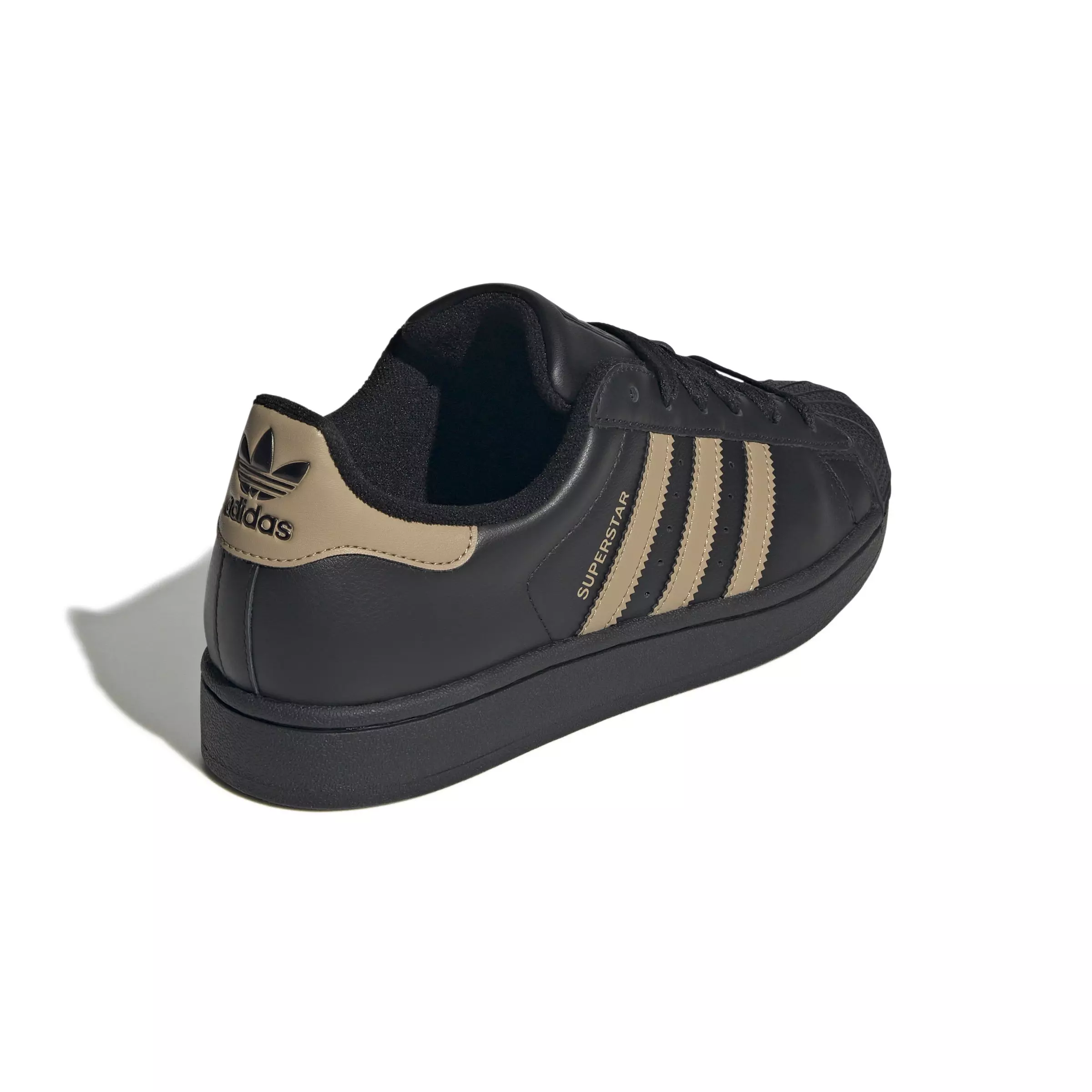 adidas Originals Superstar II "Core Black/Cardboard/Core Black" Women's Shoe - BLACK/CARDBOARD/BLACK