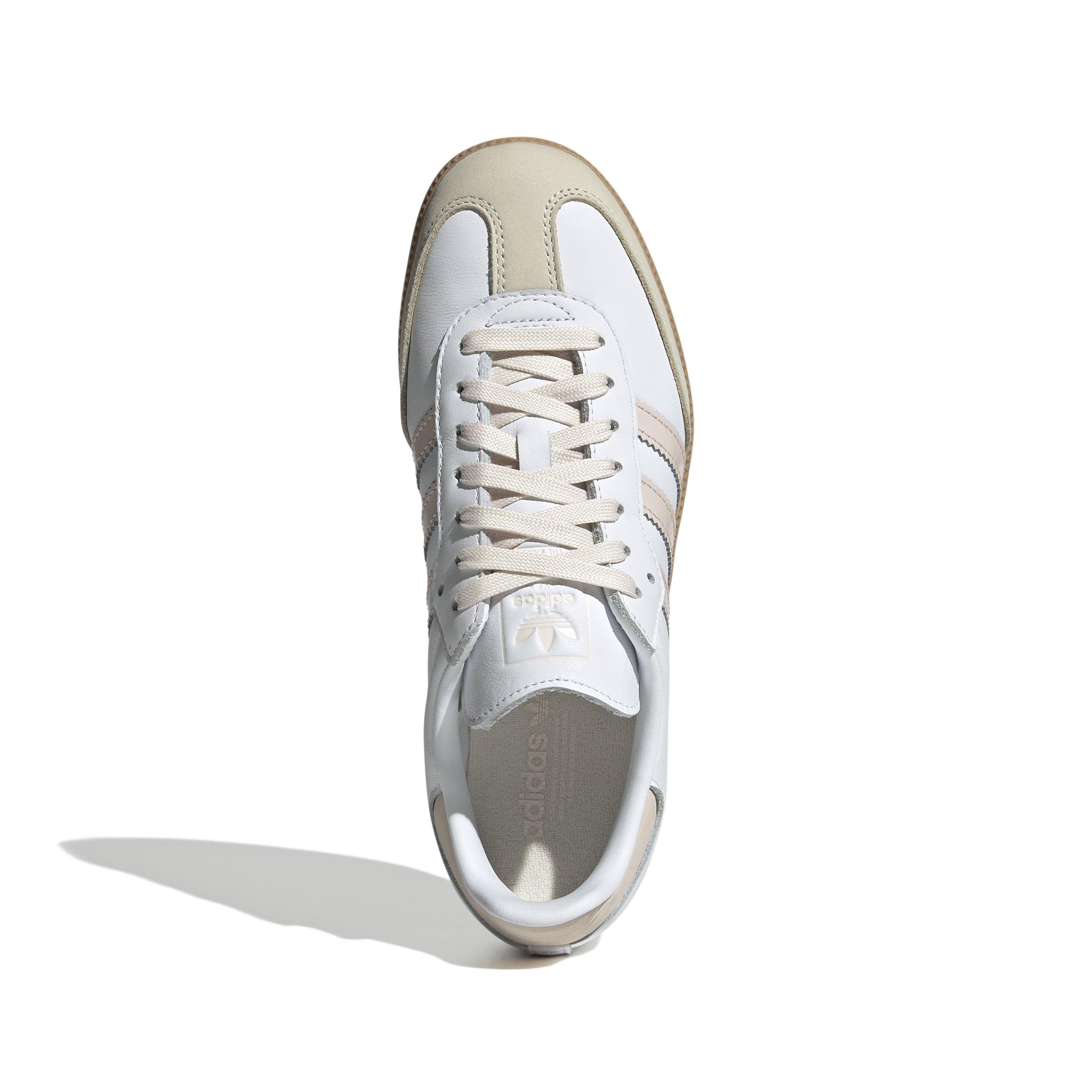 adidas Originals Samba OG "Ftwr White/Wonder Quartz/Gum 3" Women's Shoe - WHITE/QUARTZ/GUM Thumbnail View 5