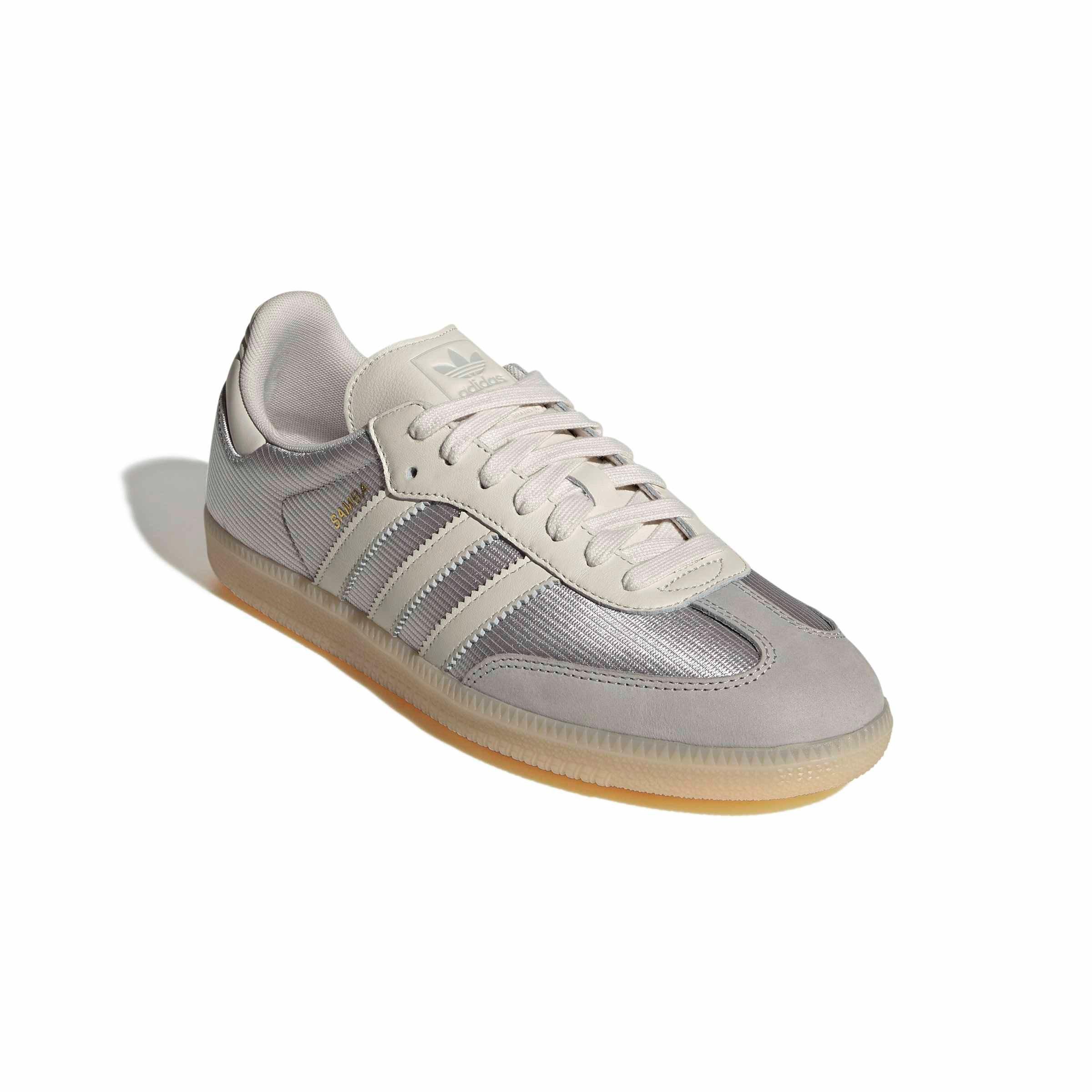 adidas Originals Samba OG "Grey Two/Chalk White/Sand Strata" Men's Shoe - GREY/CHALK/SAND Thumbnail View 3