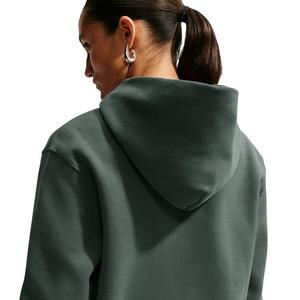Nike Women's Studio Fleece Medium Weight Classic Pullover Hoodie - Green - GREEN