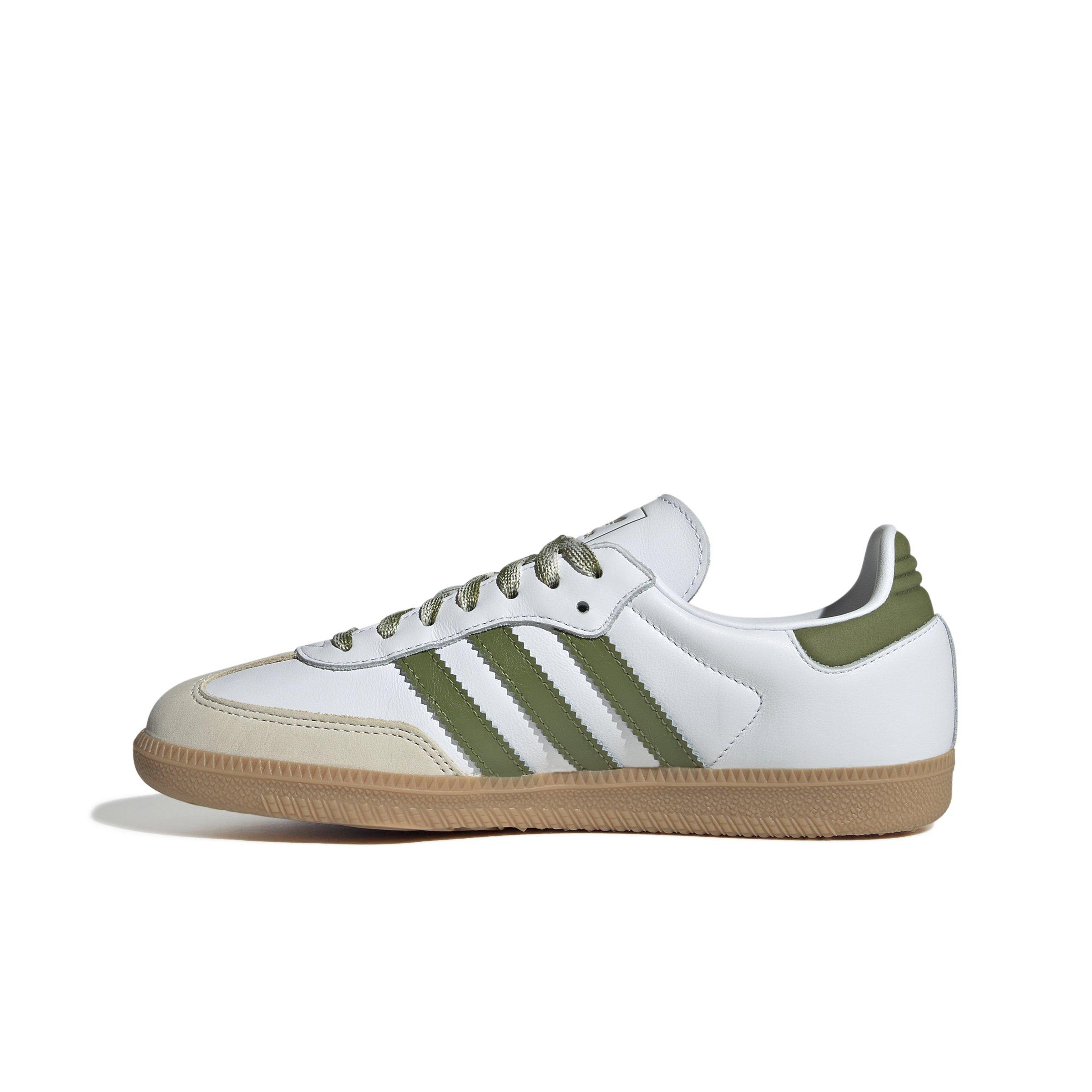 adidas Originals Samba OG "Ftwr White/Tech Olive/Gum 3" Women's Shoe - WHITE/OLIVE/GUM Thumbnail View 2