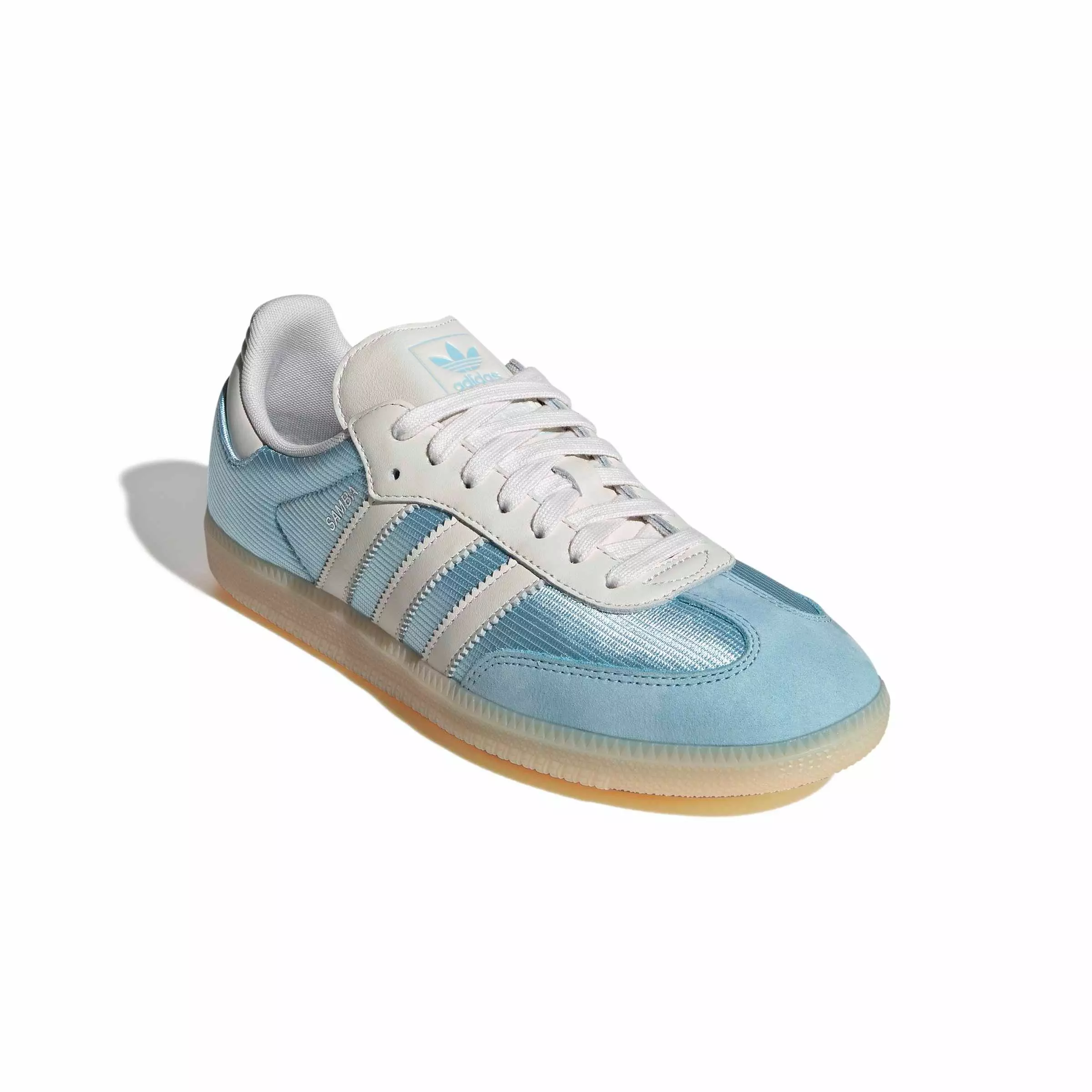adidas Originals Samba OG "Icey Blue/Chalk White/Sand Strata" Men's Shoe - BLUE/CHALK/SAND