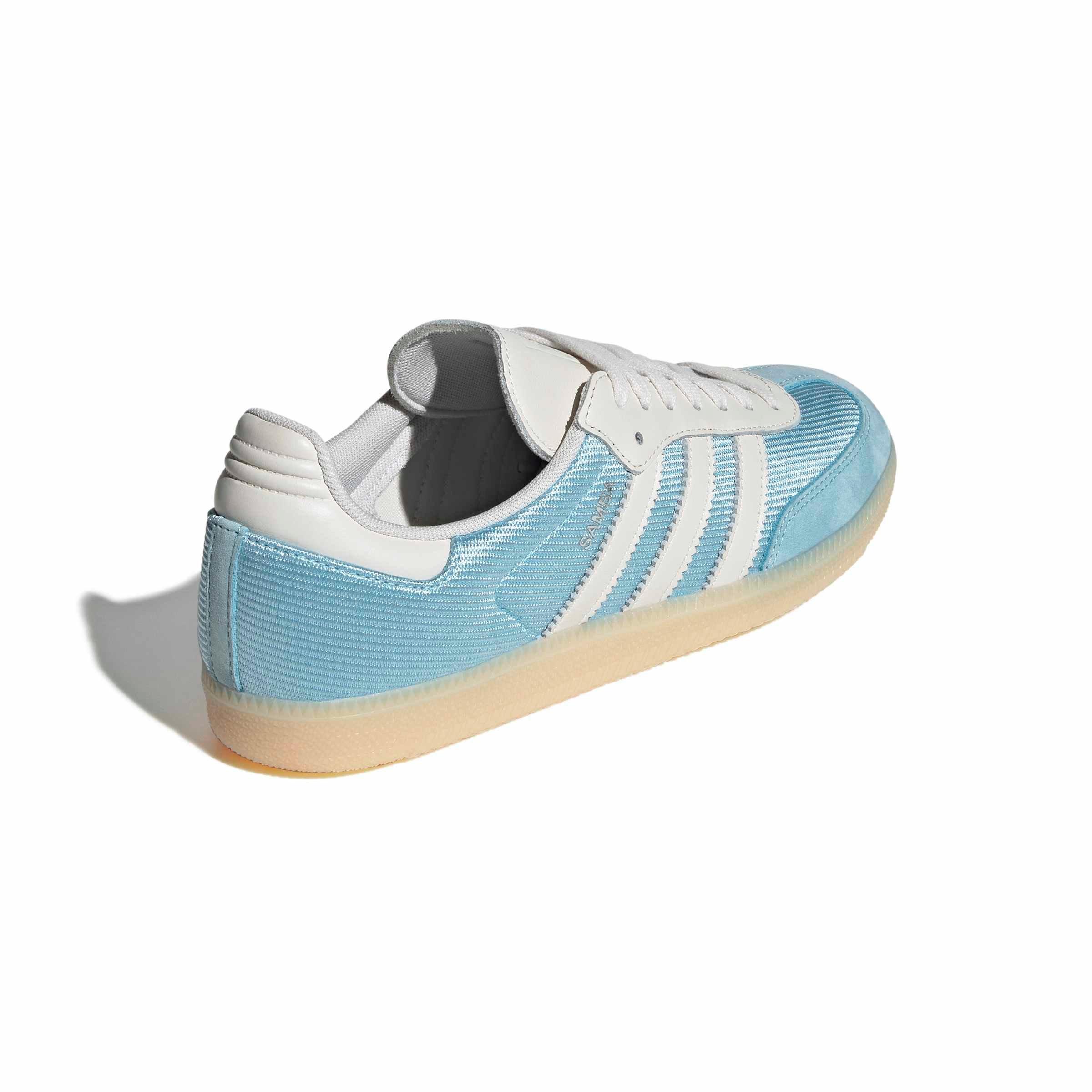 adidas Originals Samba OG "Icey Blue/Chalk White/Sand Strata" Men's Shoe - BLUE/CHALK/SAND Thumbnail View 4