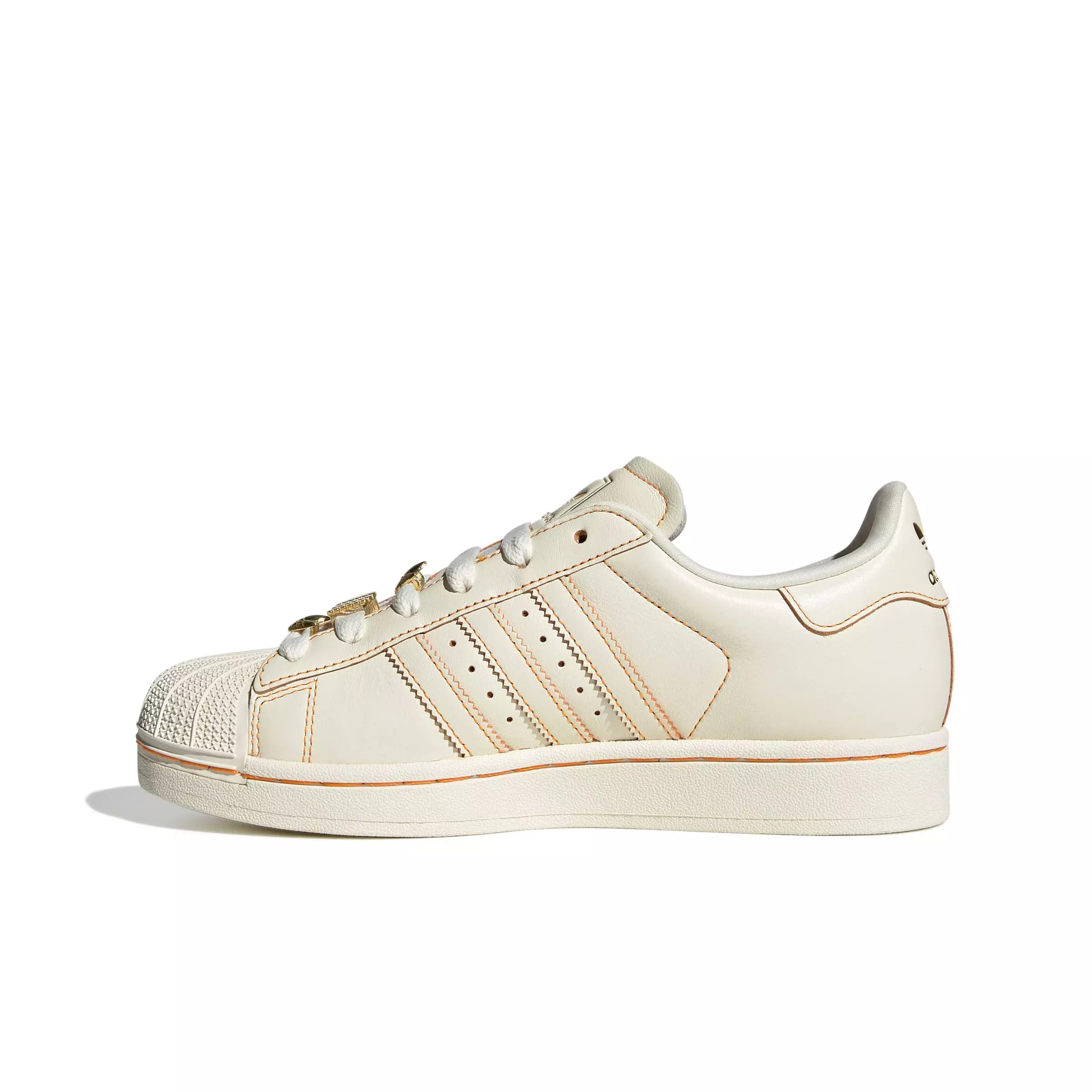 adidas Originals Superstar II "Off White/Off White/Gold Metallic" Women's Shoe - OFF WHITE/OFF WHITE/GOLD