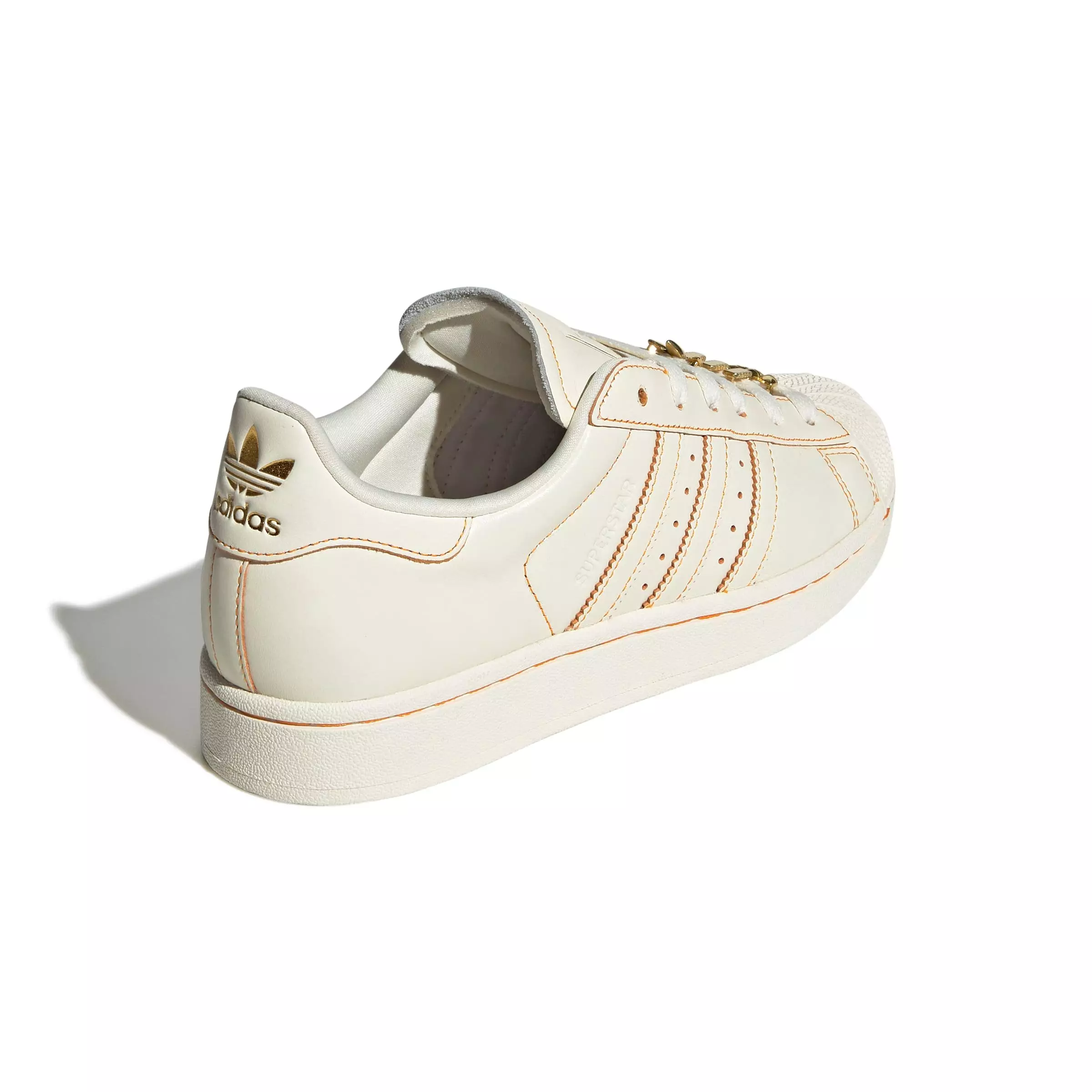 adidas Originals Superstar II "Off White/Off White/Gold Metallic" Women's Shoe - OFF WHITE/OFF WHITE/GOLD