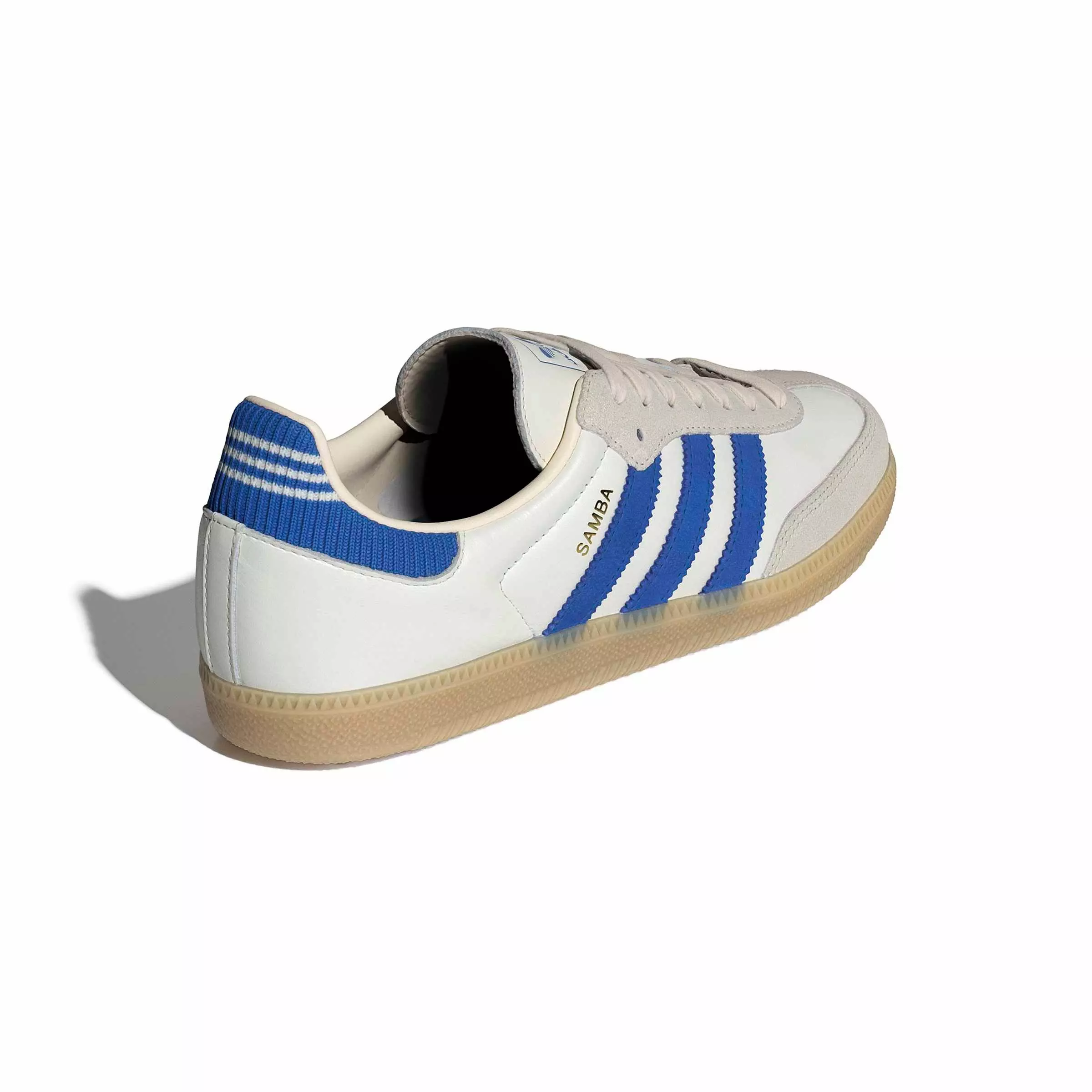 adidas Originals Samba OG "Cloud White/Blue/Gum 3" Men's Shoe - WHITE/BLUE/GUM