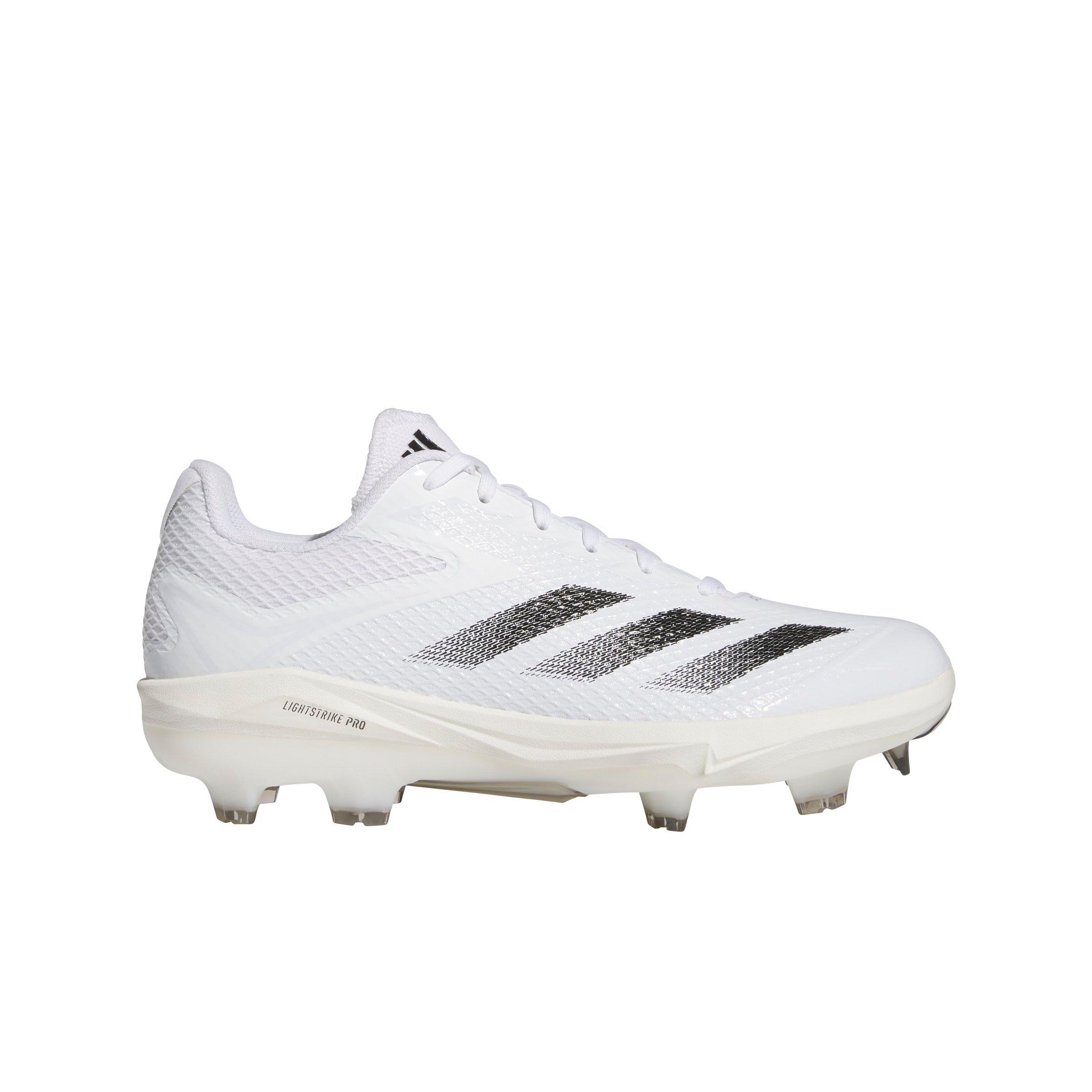 adidas Adizero Electric TPU "Ftwr White/Gold Metallic/Off White" Men's Baseball Cleat - WHITE/GOLD/OFF WHITE Thumbnail View 1