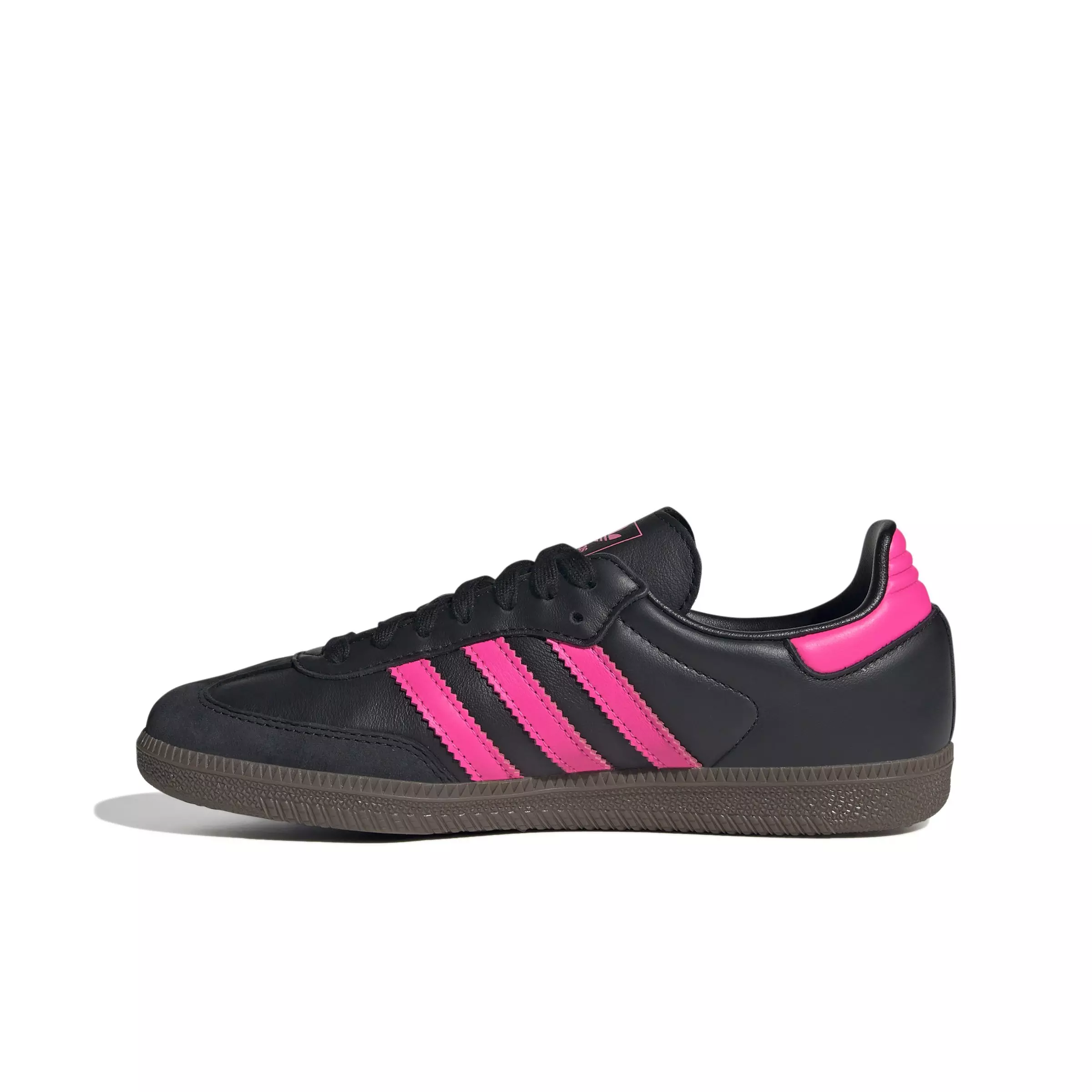 adidas Originals Samba OG "Core Black/Lucid Pink/Gum 5" Women's Shoe - BLACK/PINK/GUM