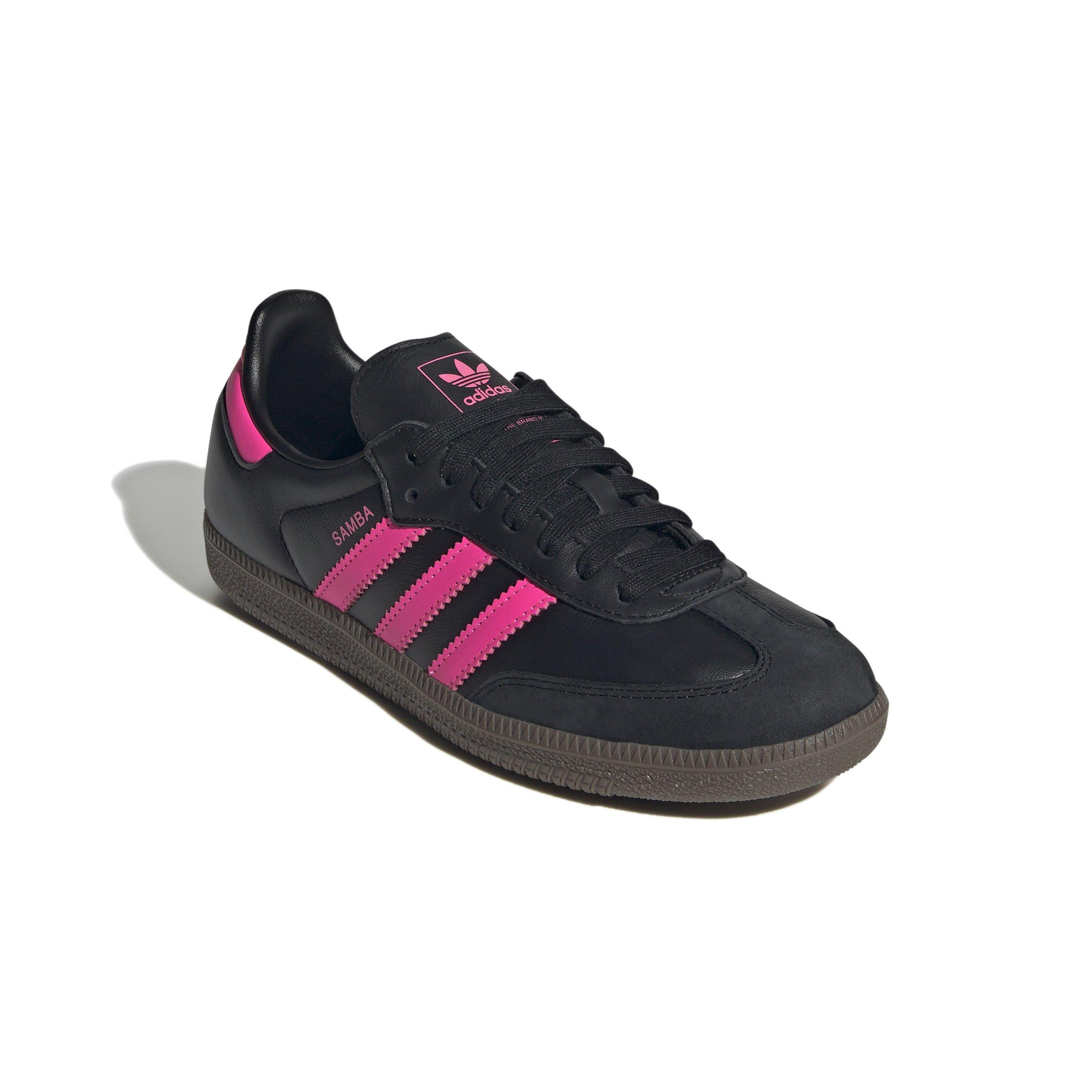adidas Originals Samba OG "Core Black/Lucid Pink/Gum 5" Women's Shoe - BLACK/PINK/GUM Thumbnail View 3
