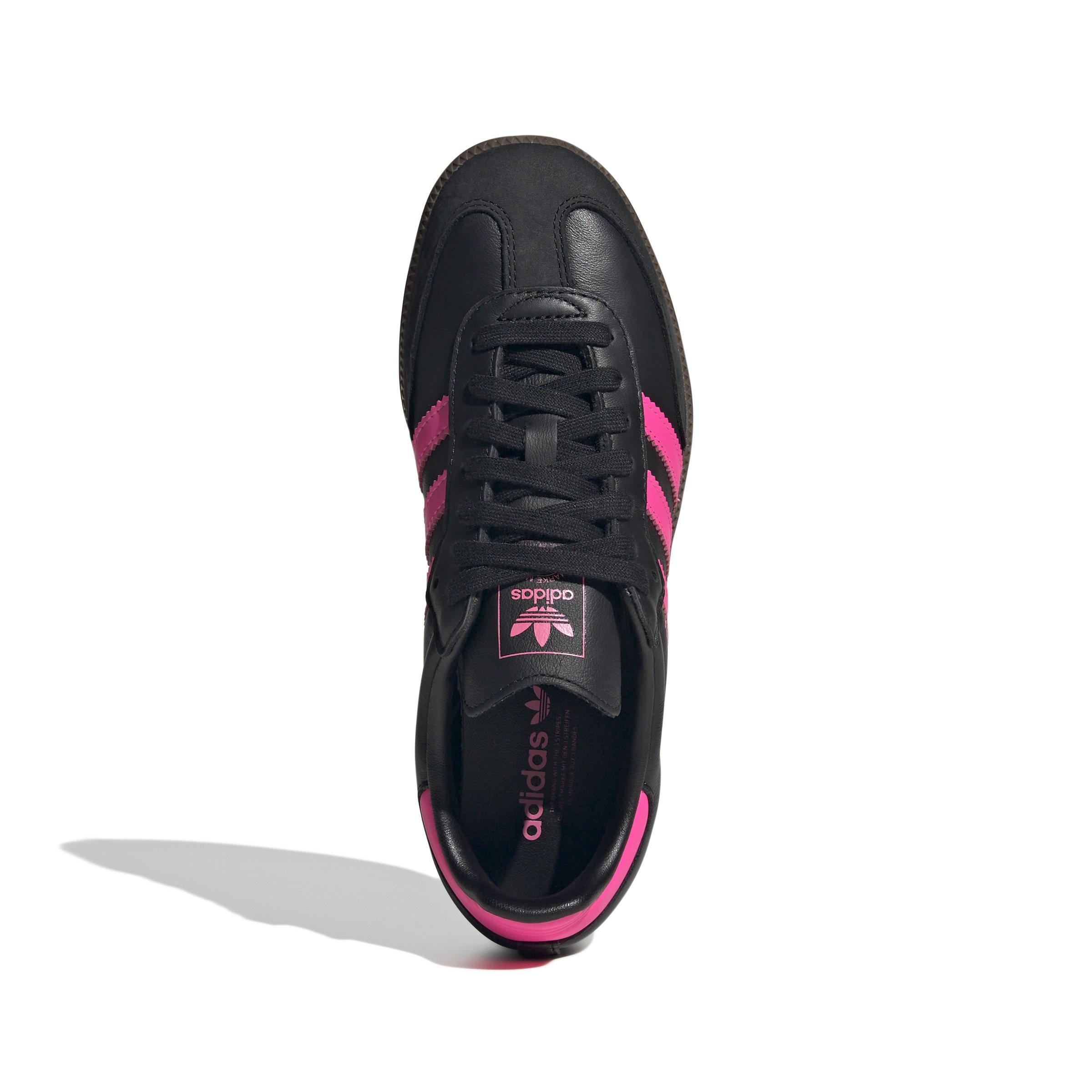 adidas Originals Samba OG "Core Black/Lucid Pink/Gum 5" Women's Shoe - BLACK/PINK/GUM Thumbnail View 5