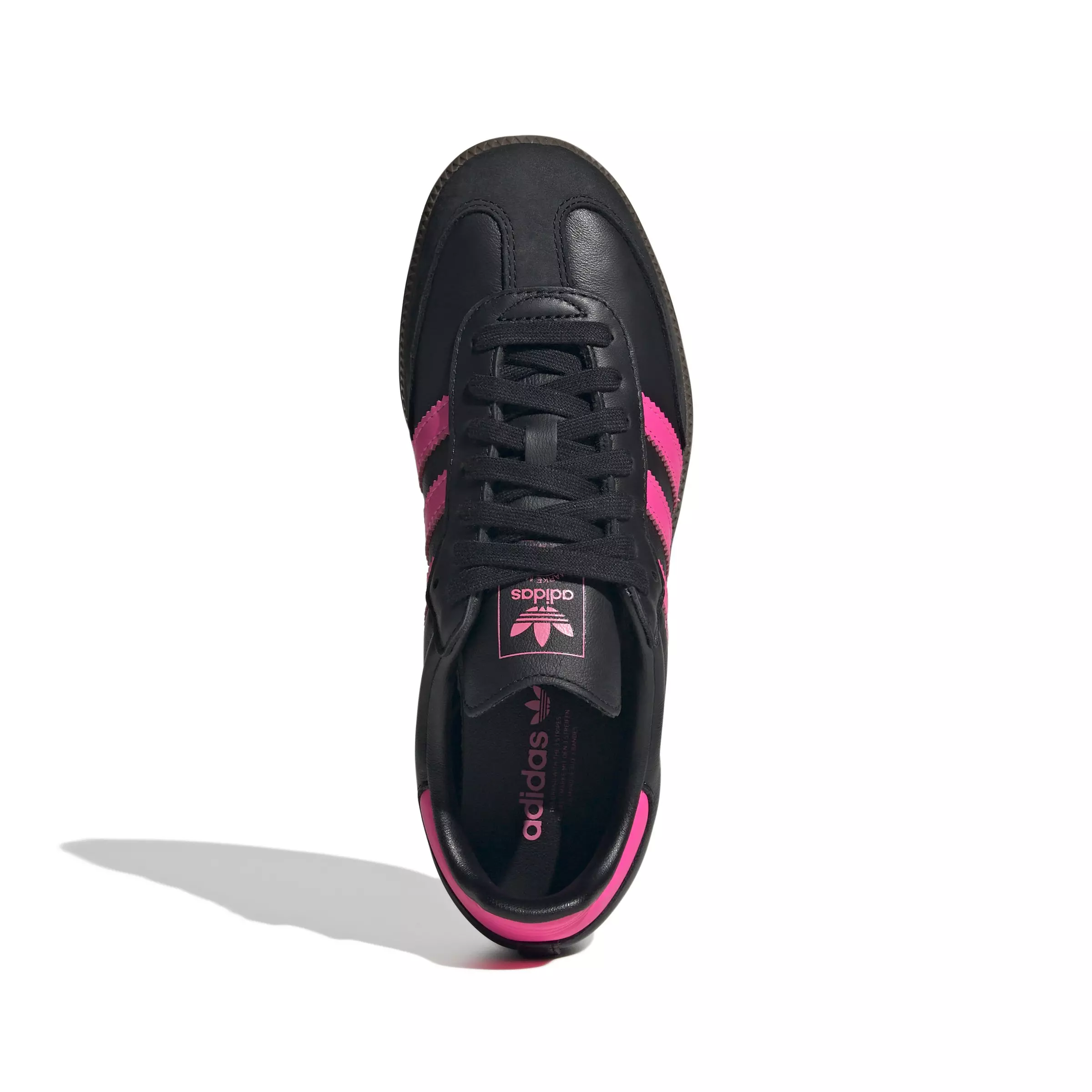 adidas Originals Samba OG "Core Black/Lucid Pink/Gum 5" Women's Shoe - BLACK/PINK/GUM