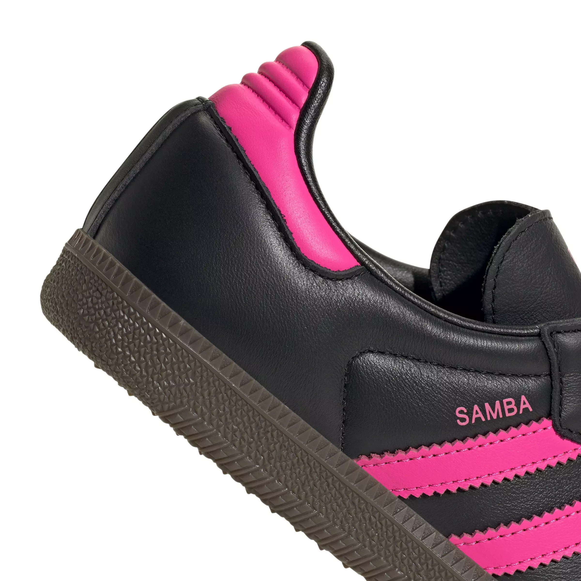 adidas Originals Samba OG "Core Black/Lucid Pink/Gum 5" Women's Shoe - BLACK/PINK/GUM