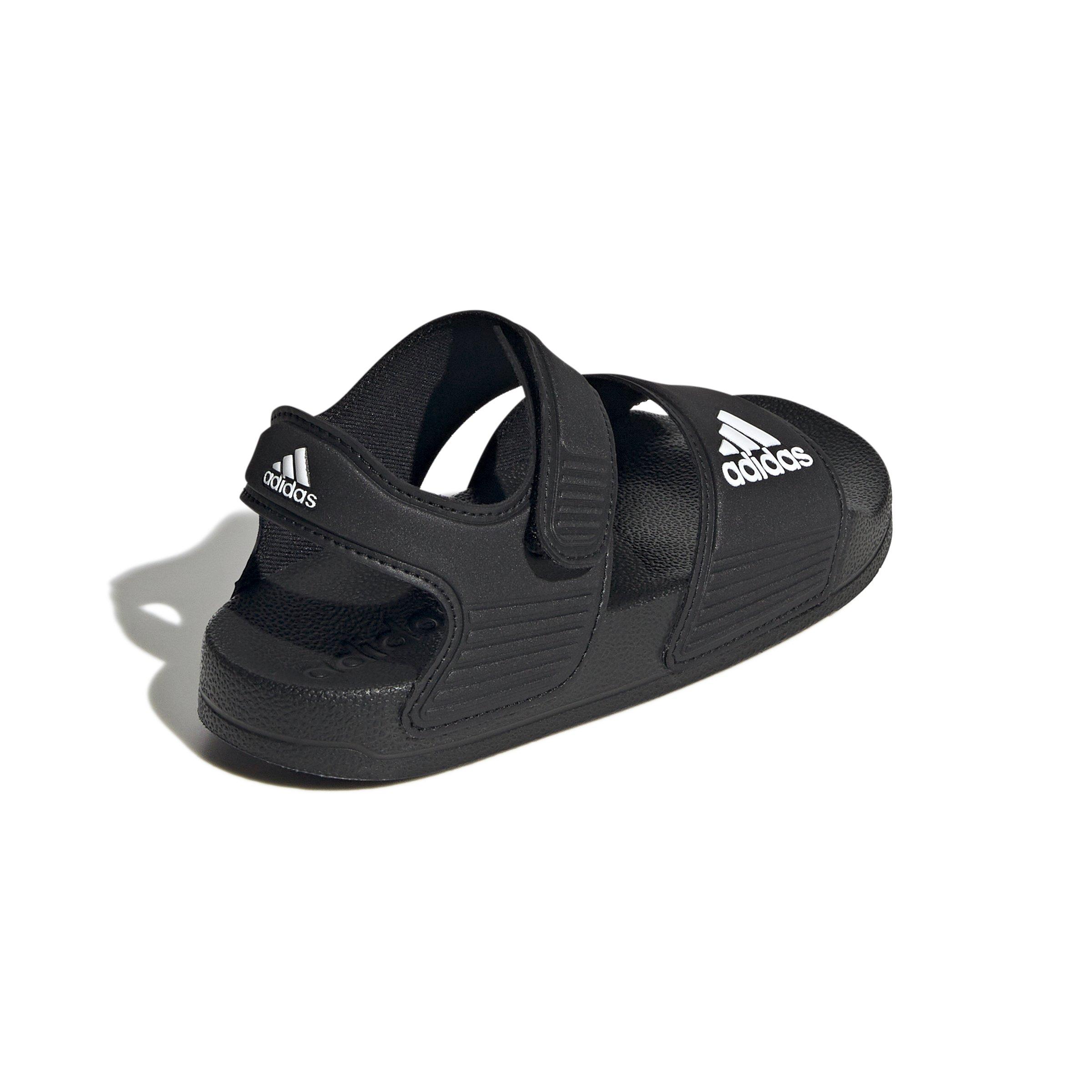 adidas Adilette Preschool Boys' "Core Black/Ftwr White/Core Black" Sandal