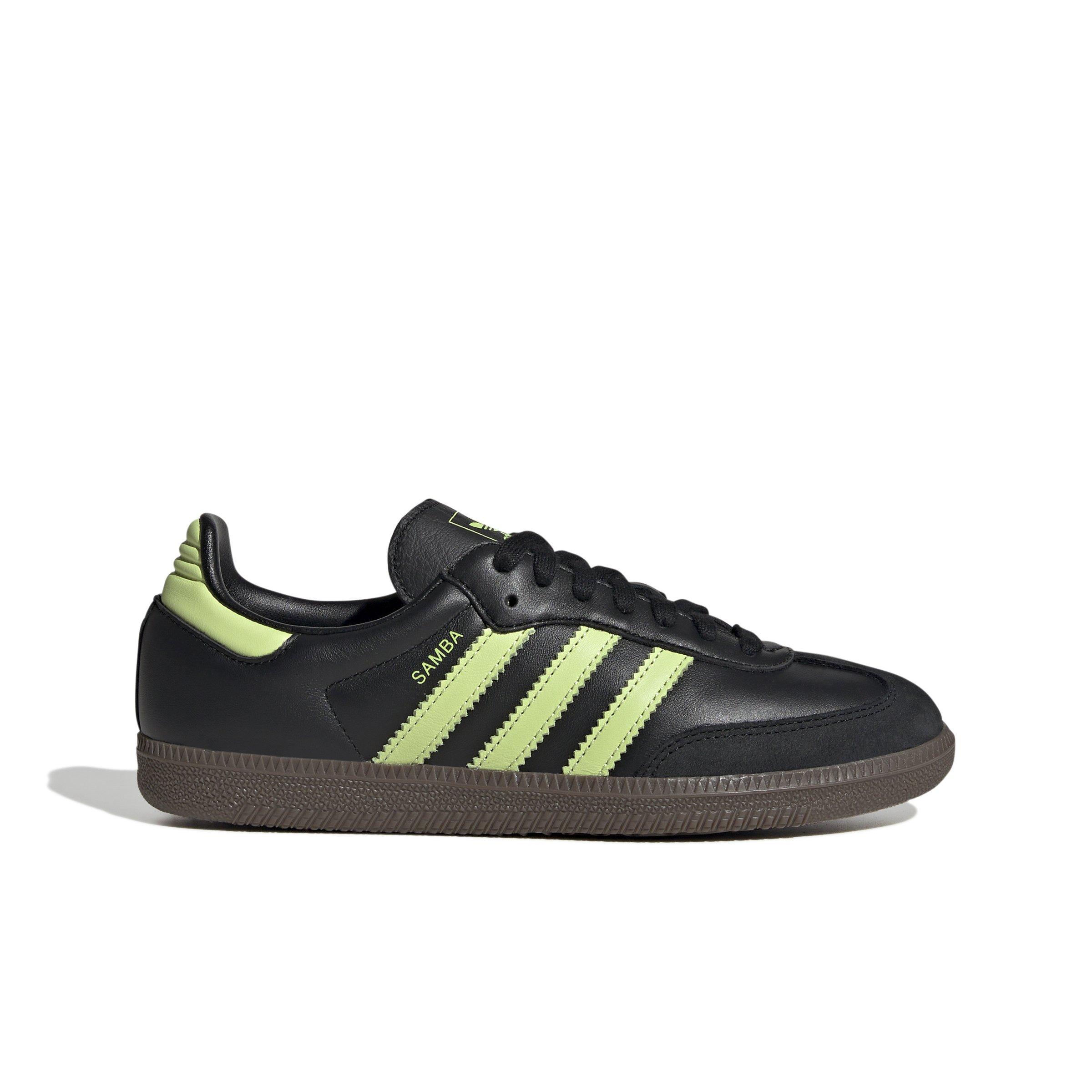 adidas Originals Samba OG "Core Black/Pulse Lime/Gum 5" Women's Shoe - BLACK/LIME/GUM Thumbnail View 1