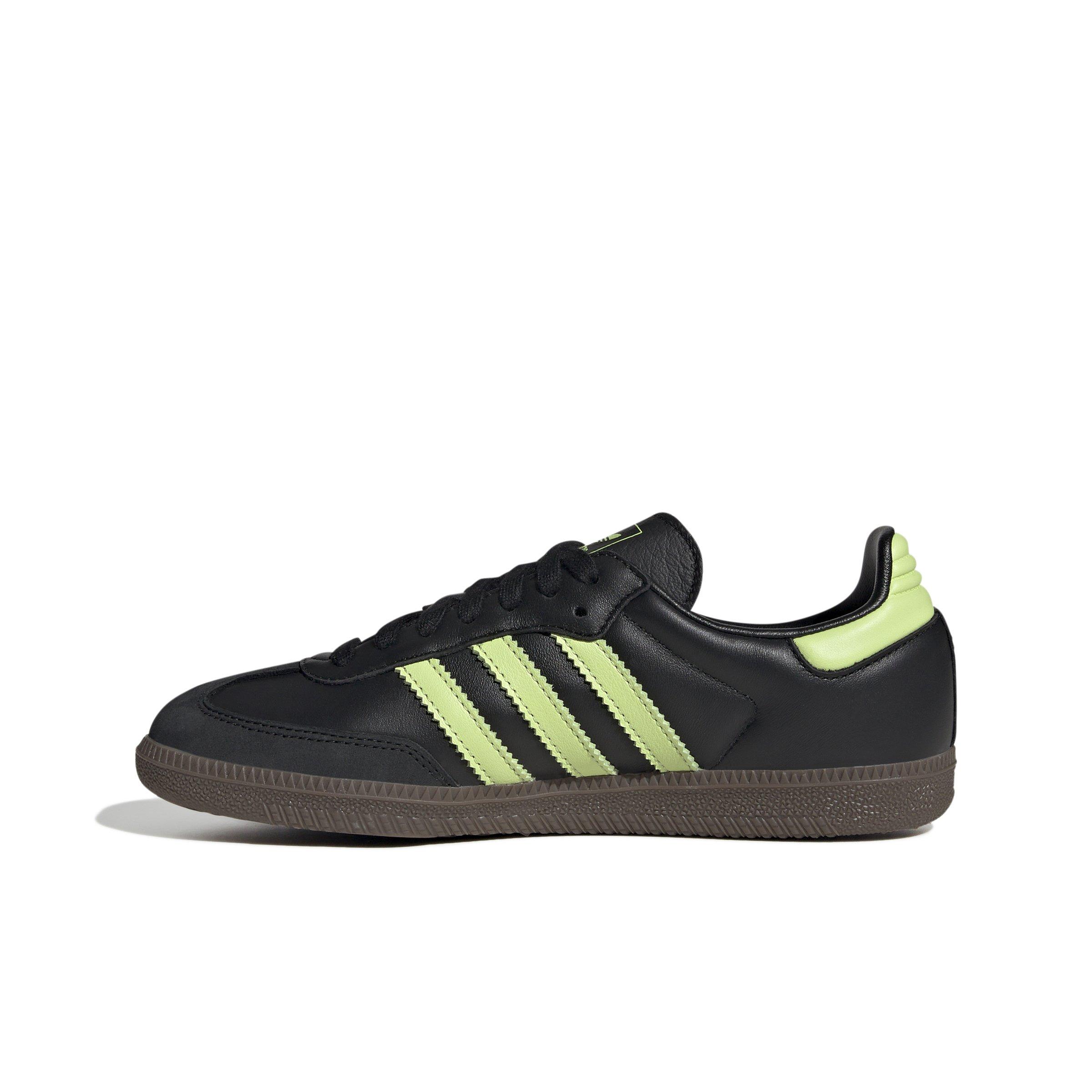 adidas Originals Samba OG "Core Black/Pulse Lime/Gum 5" Women's Shoe - BLACK/LIME/GUM Thumbnail View 2