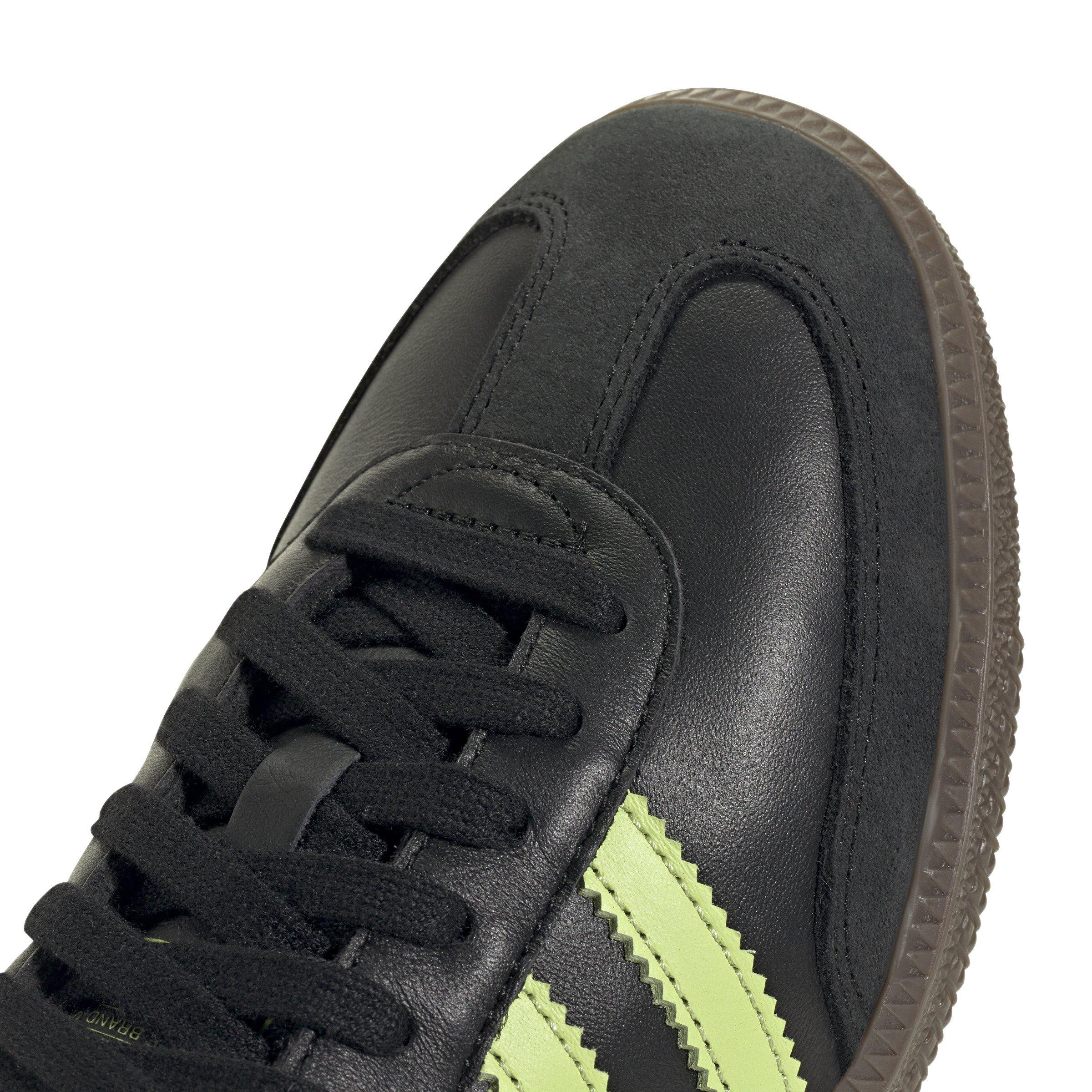 adidas Originals Samba OG "Core Black/Pulse Lime/Gum 5" Women's Shoe - BLACK/LIME/GUM Thumbnail View 8