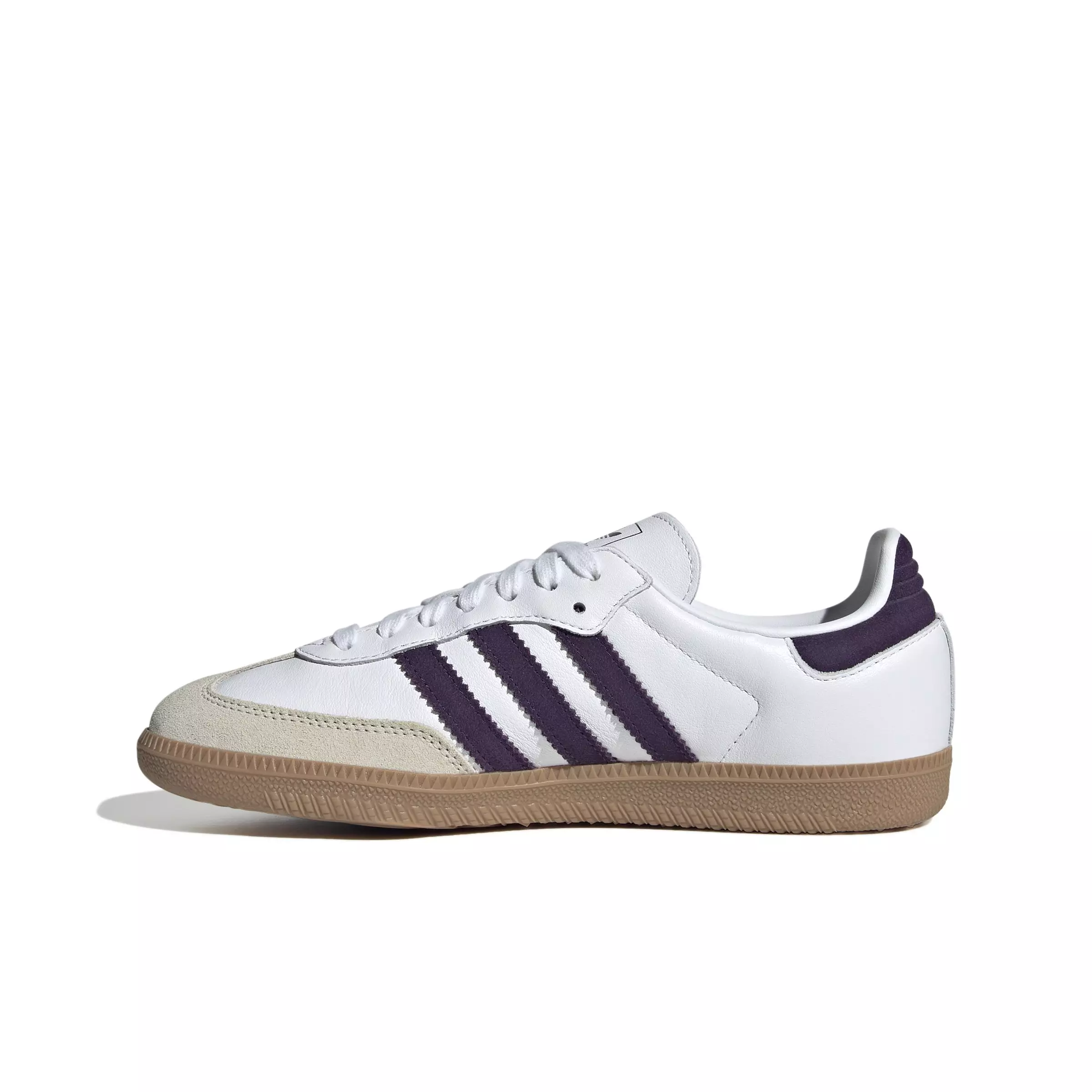 adidas Originals Samba OG "Cloud White/Alumina/Aurora Plum" Women's Shoe - WHITE/ALUMINA/PLUM